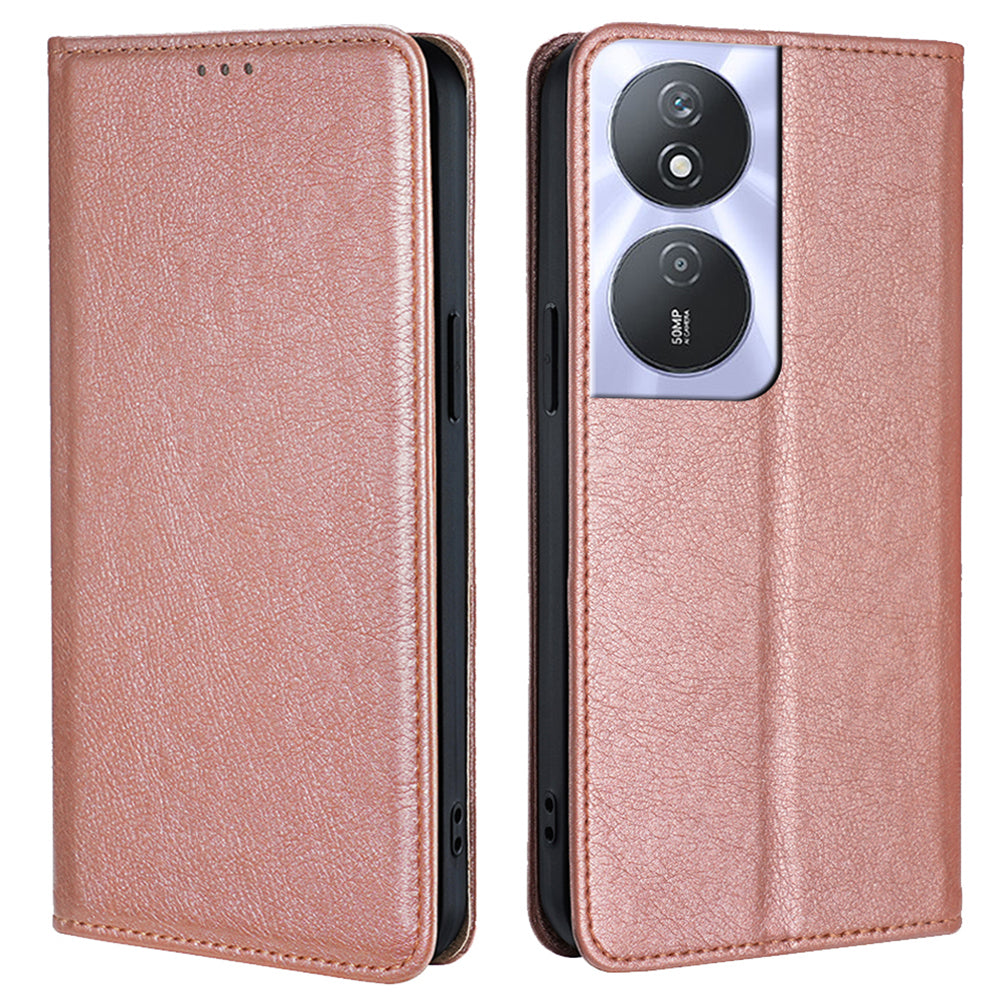Solid Color Case for Honor Play 50 Plus 5G / Play 8T 5G / X7b 4G / 90 Smart Cover Folio Flip PU Leather Phone Protector - Blue