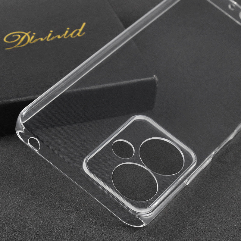 For Xiaomi Redmi 13C 5G Phone Case Soft TPU Cover Precise Lens Cutout - Transparent