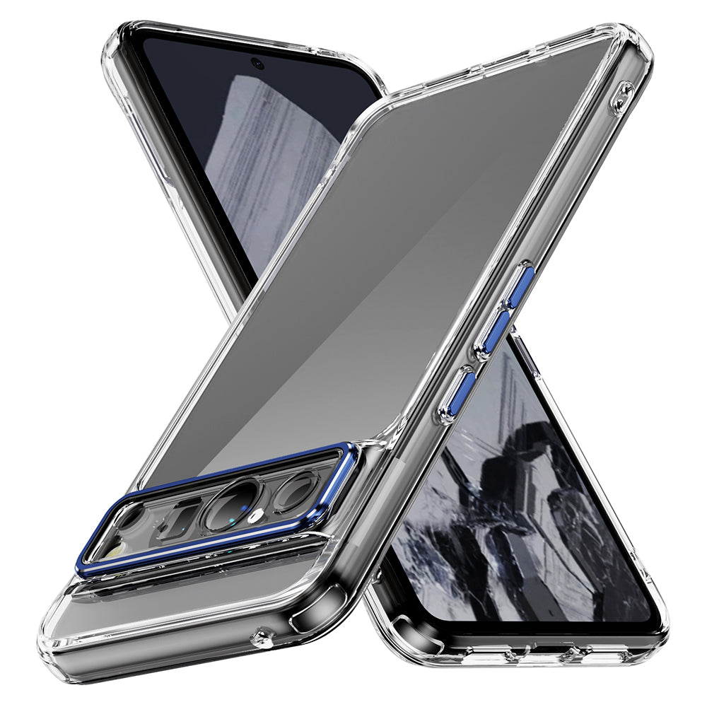 YSM For Google Pixel 8 Pro Acrylic+TPU Case Metal Precise Lens Cutout Phone Shell - Black
