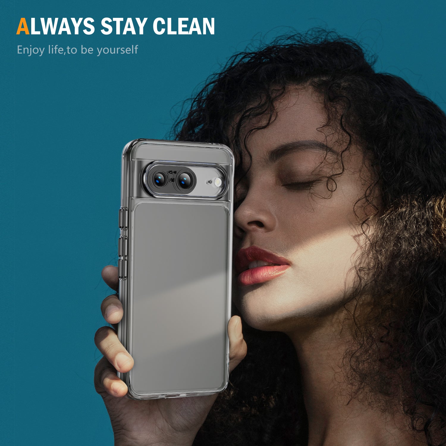 YSM For Google Pixel 8 Phone Case Metal+Acrylic+TPU Precise Lens Cutout Mobile Phone Cover - Black