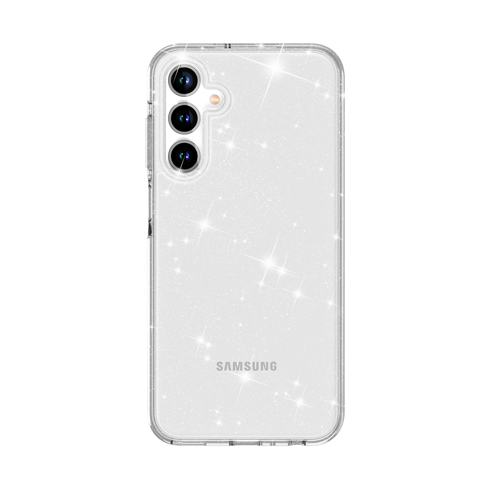 For Samsung Galaxy A15 5G Case Anti-Scratch TPU+PC Sparkly Glitter Clear Phone Cover