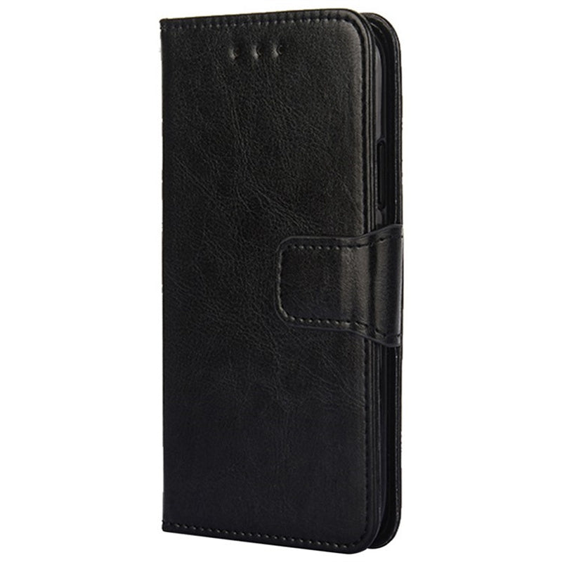 For Oppo A2x 5G / A2m 5G Leather Case Stand Flip Phone Wallet Cover - Black