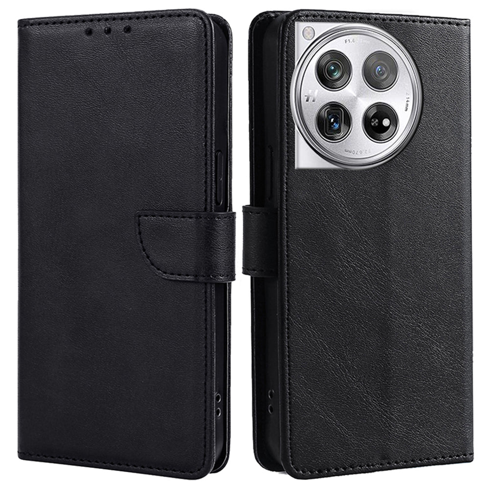 For OnePlus 12 5G Wallet Case Leather Phone Cover Magnetic Closing - Baby Blue