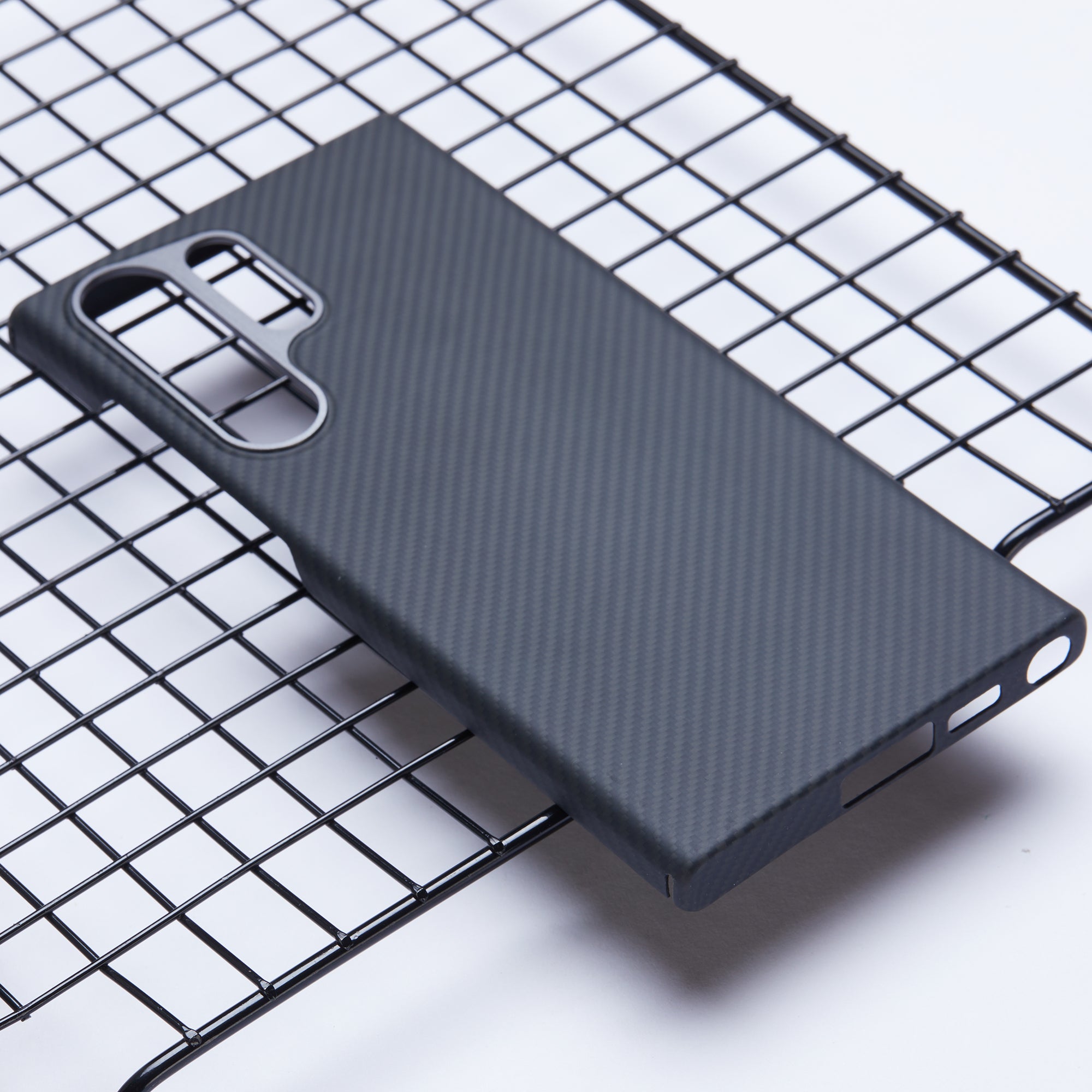 For Samsung Galaxy S22 Ultra 5G Case 600D Fine Texture Aramid Fiber Phone Cover Compatible with MagSafe