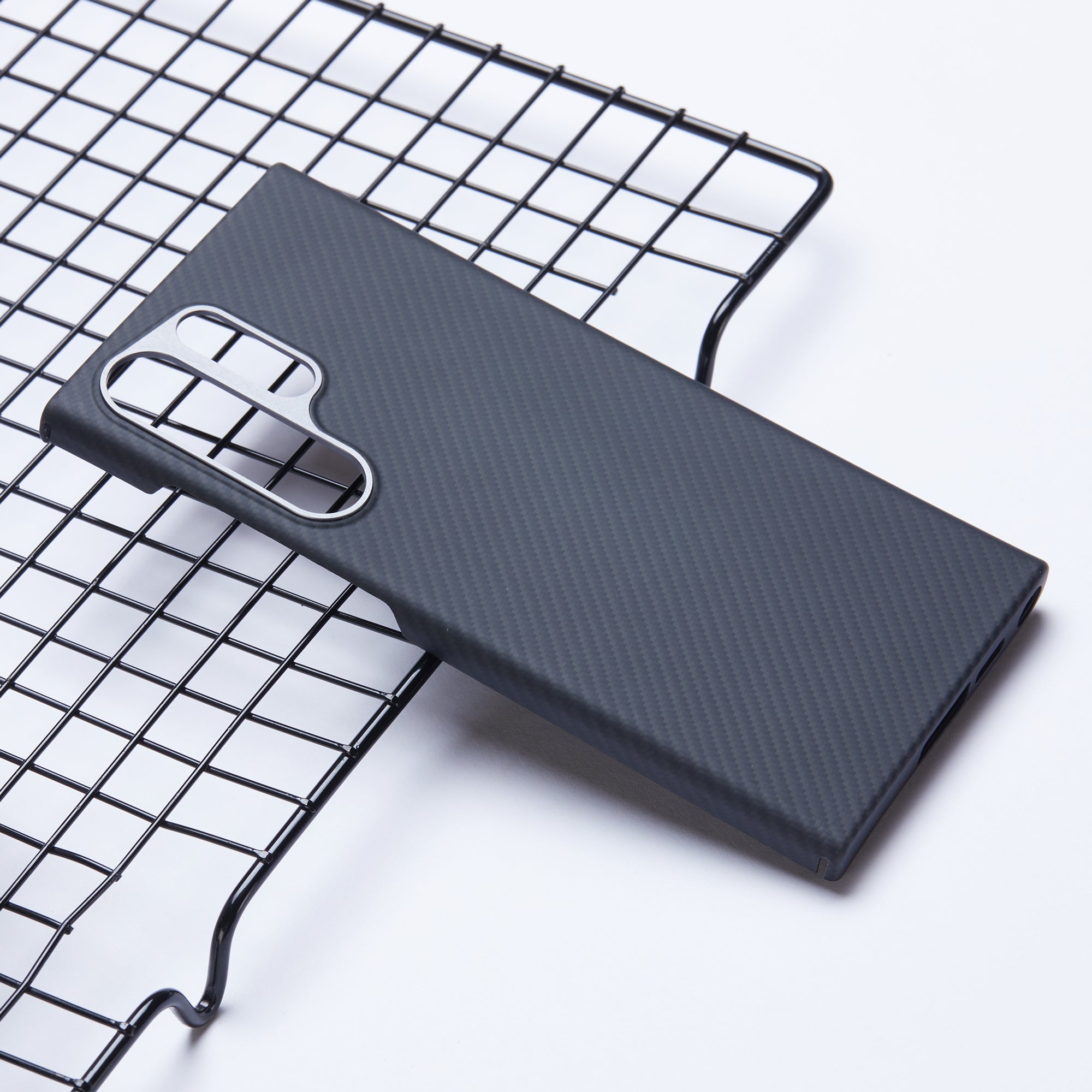 For Samsung Galaxy S24 Ultra Case Compatible with MagSafe 600D Fine Texture Aramid Fiber Phone Protector