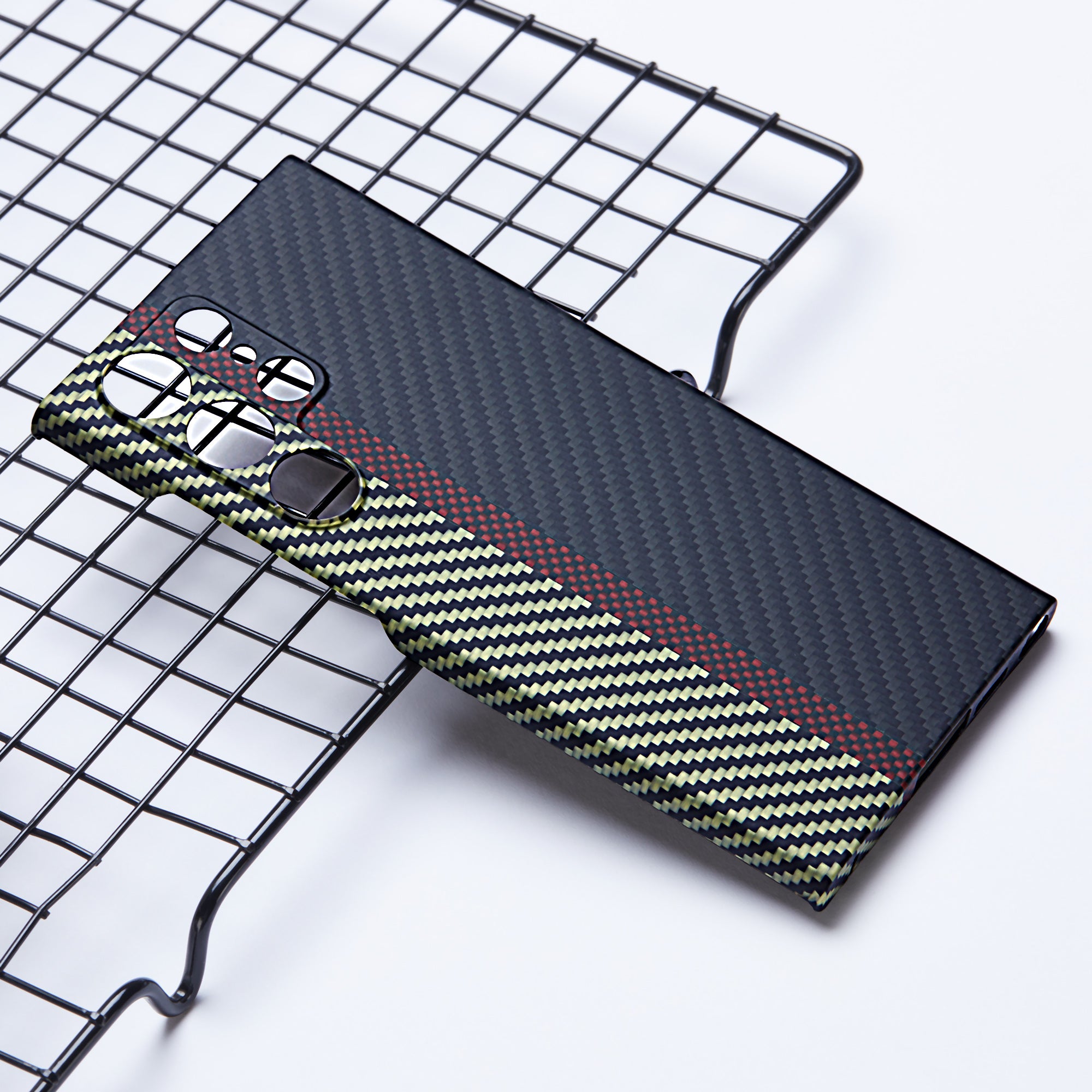 For Samsung Galaxy S23 Ultra Aramid Fiber Cell Phone Shell 3-Color 1500D Texture Phone Cover