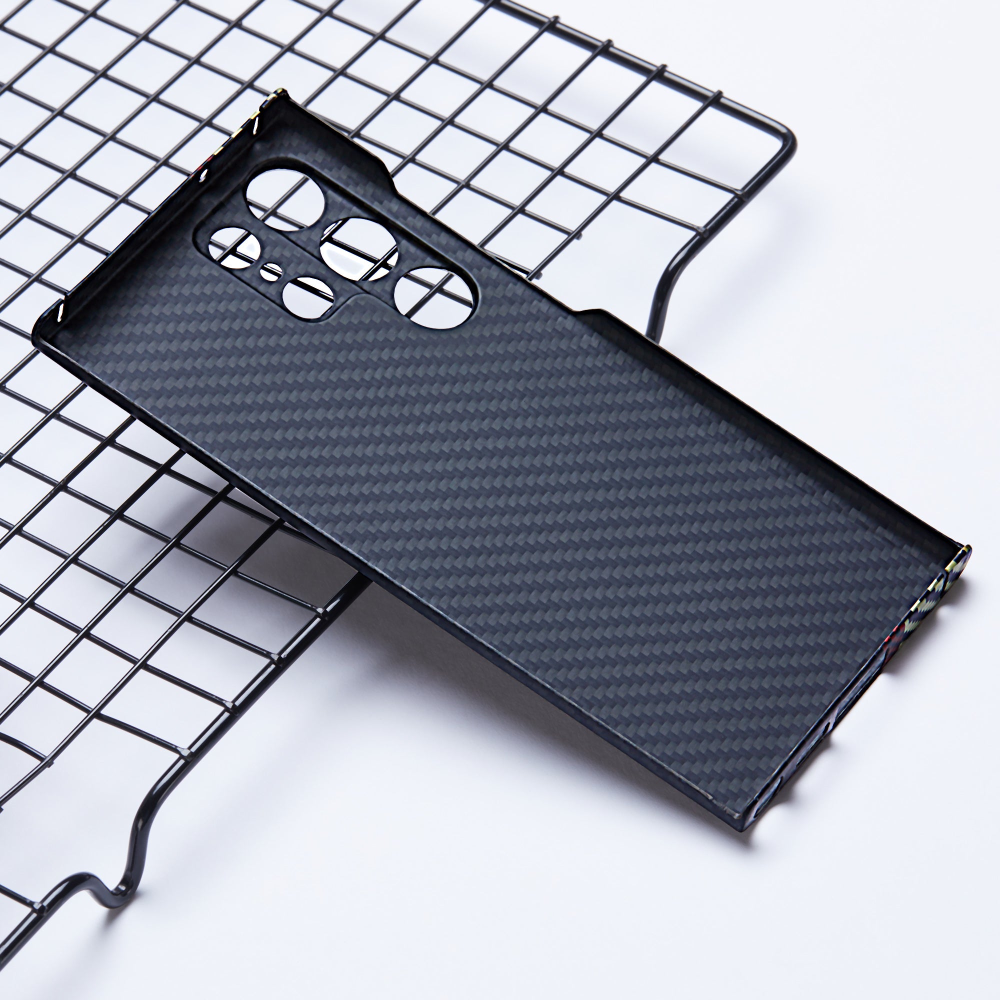 Aramid Fiber Protective Case for Samsung Galaxy S24 Ultra 1500D Texture 3-Color Phone Cover