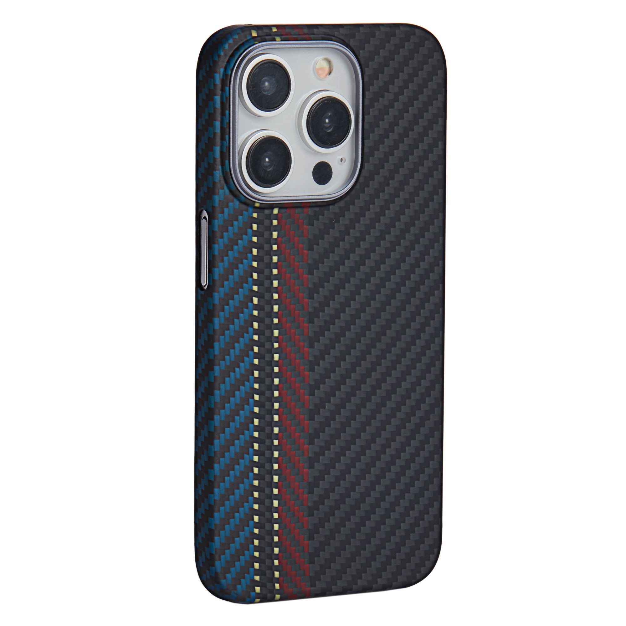 For iPhone 13 Pro Aramid Fiber Case 1500D Carbon Fiber Texture Phone Cover, Large Lens Cutout