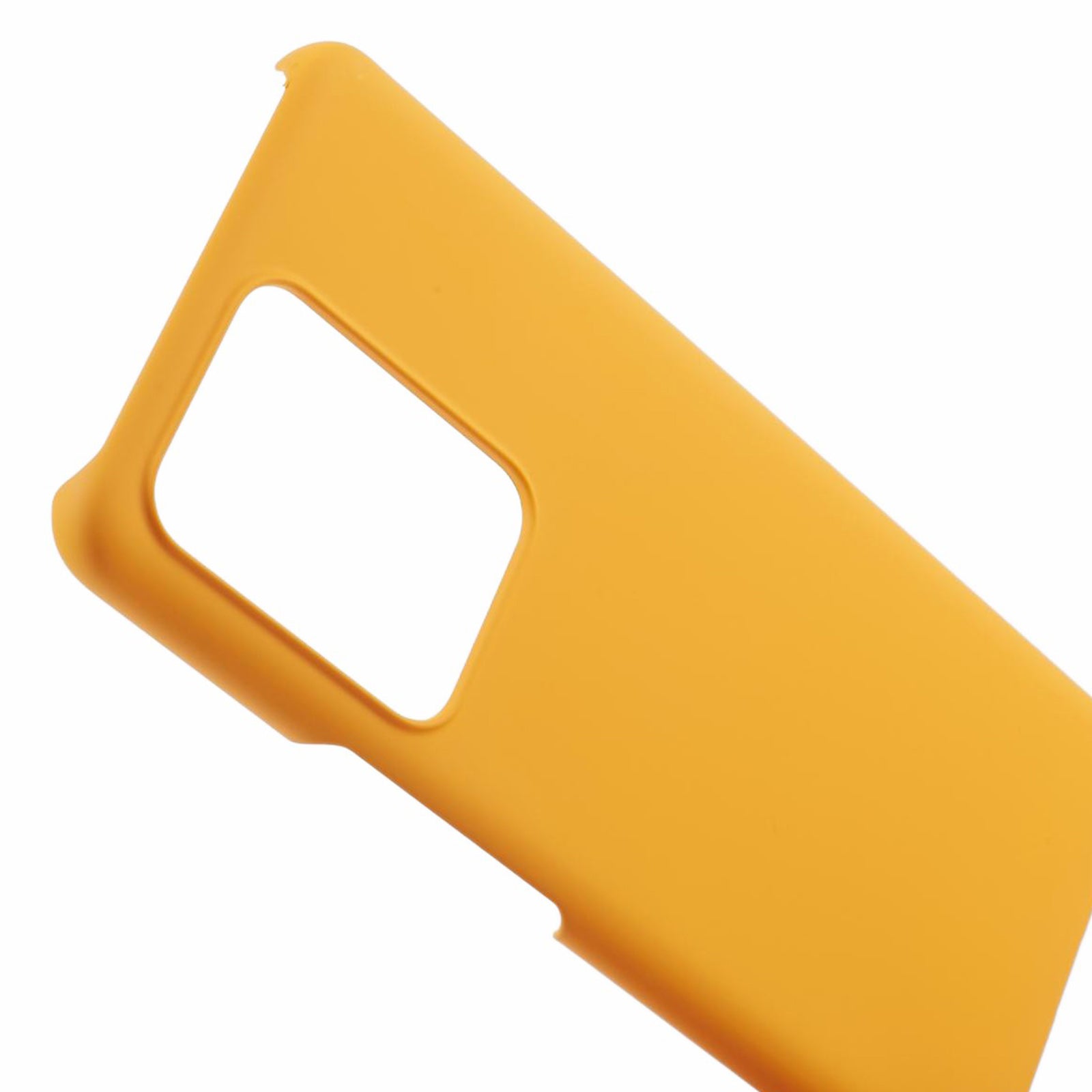For Honor 100 5G Hard PC Case Shockproof Rubberized Phone Back Cover - Yellow