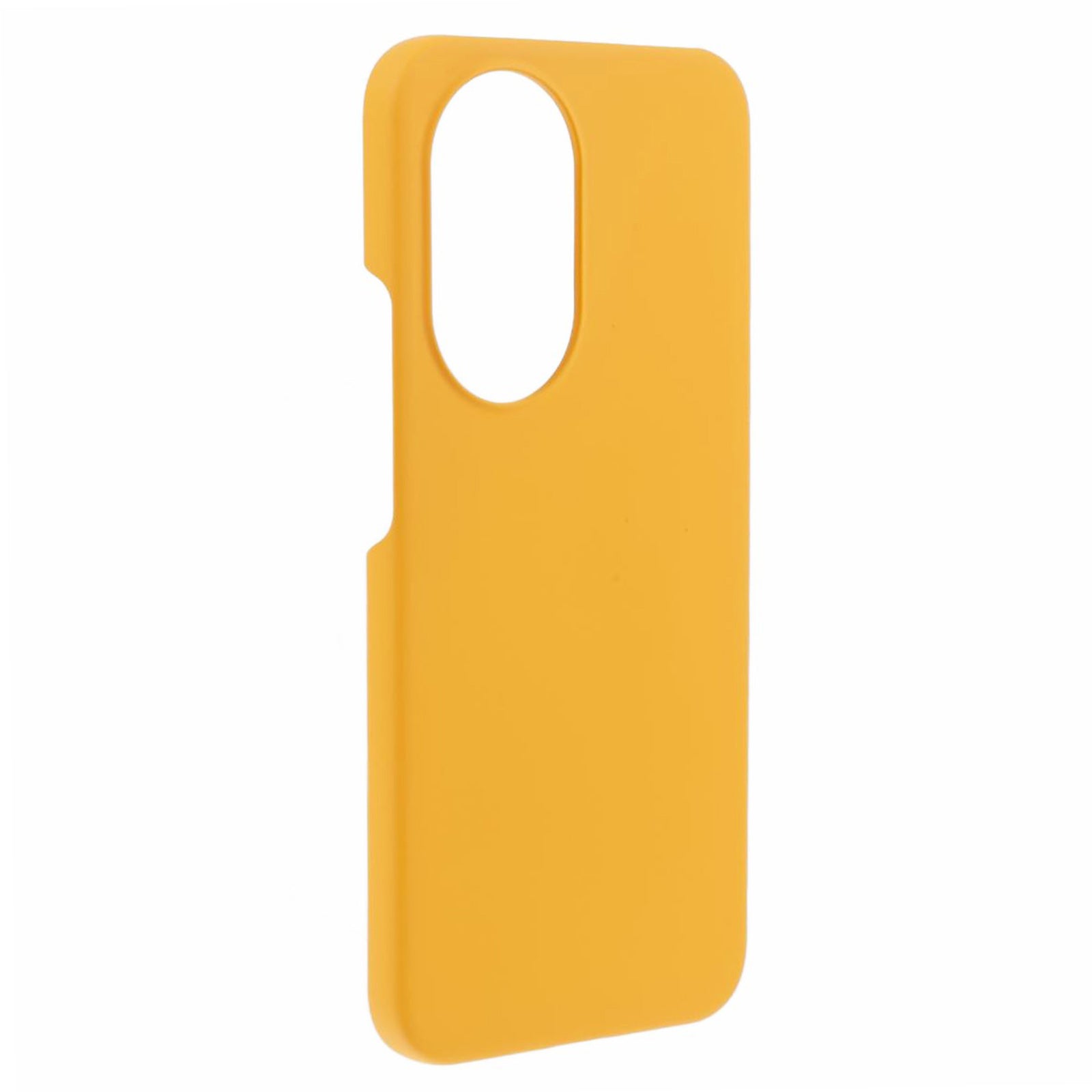 For Huawei nova 12 5G Case Drop-proof Rubberized Hard PC Protective Cover - Yellow