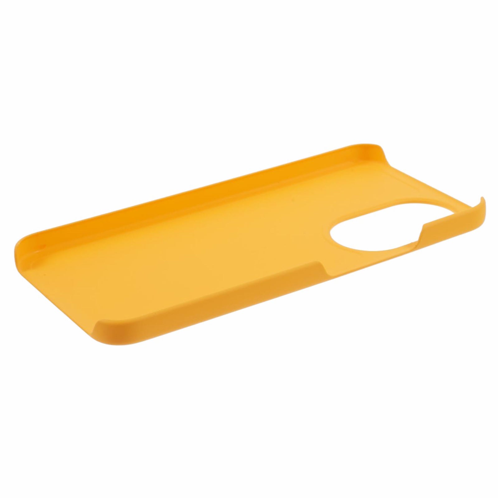 For Huawei nova 12 5G Case Drop-proof Rubberized Hard PC Protective Cover - Yellow