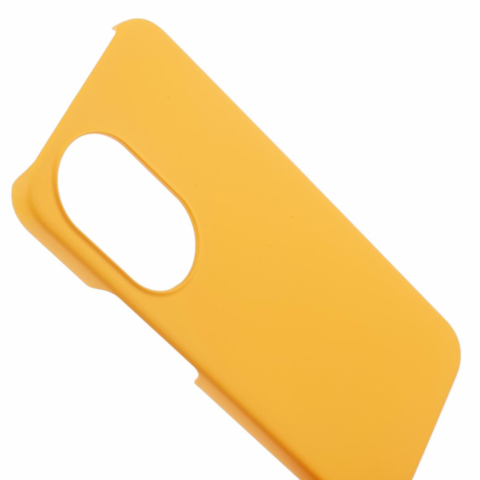 For Huawei nova 12 5G Case Drop-proof Rubberized Hard PC Protective Cover - Yellow