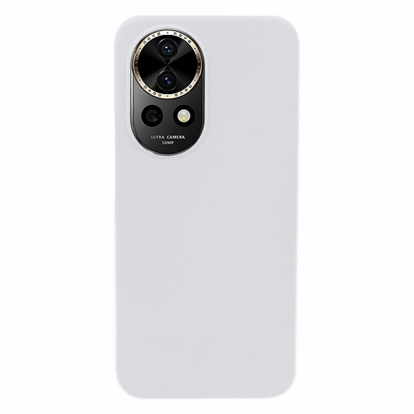 For Huawei nova 12 5G Case Drop-proof Rubberized Hard PC Protective Cover - Yellow