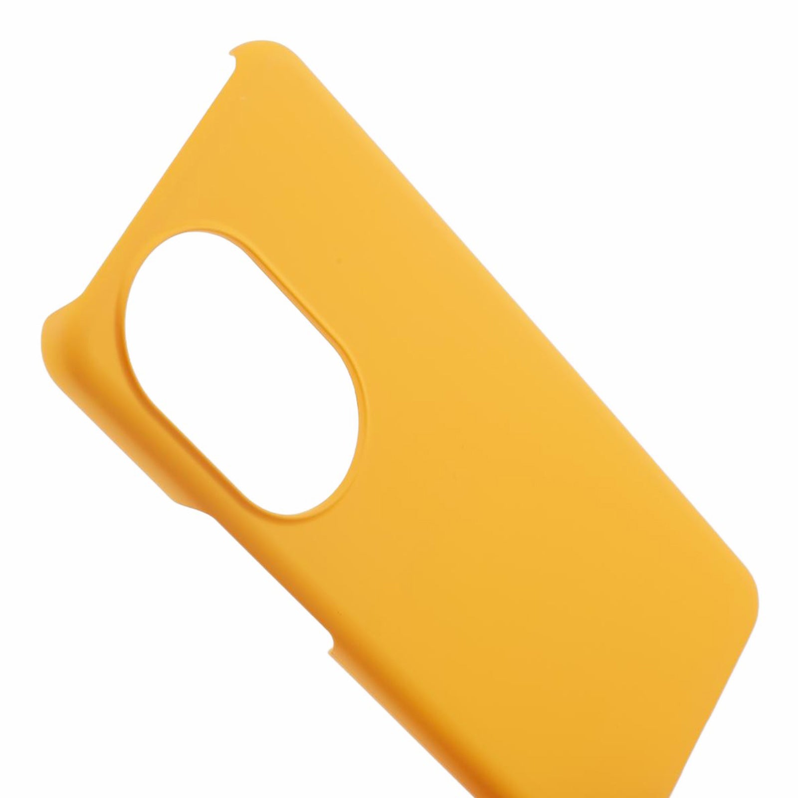 For Huawei nova 12 Pro 5G / nova 12 Ultra 5G Phone Case Drop-resistant PC Rubberized Back Shell - Yellow