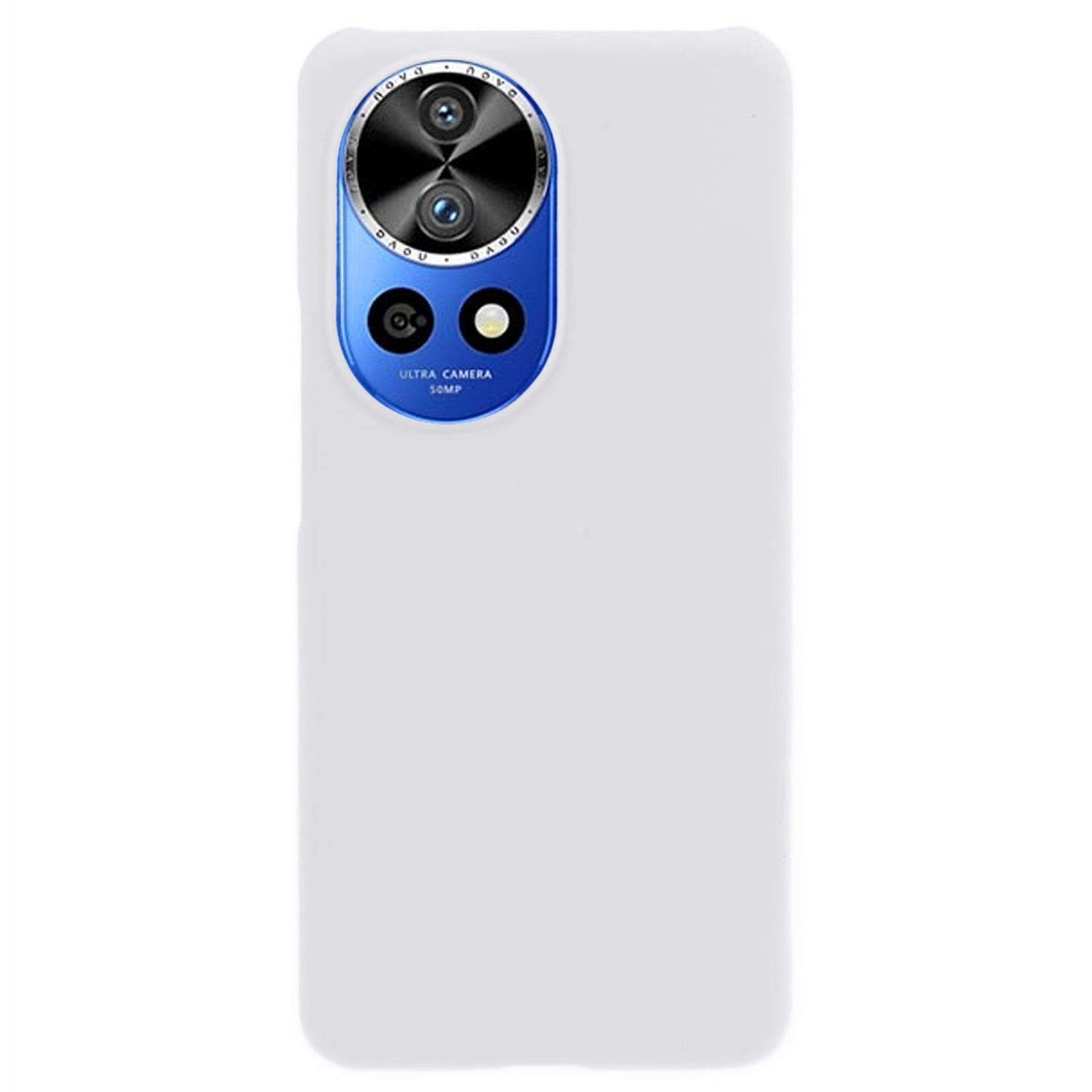 For Huawei nova 12 Pro 5G / nova 12 Ultra 5G Phone Case Drop-resistant PC Rubberized Back Shell - Yellow