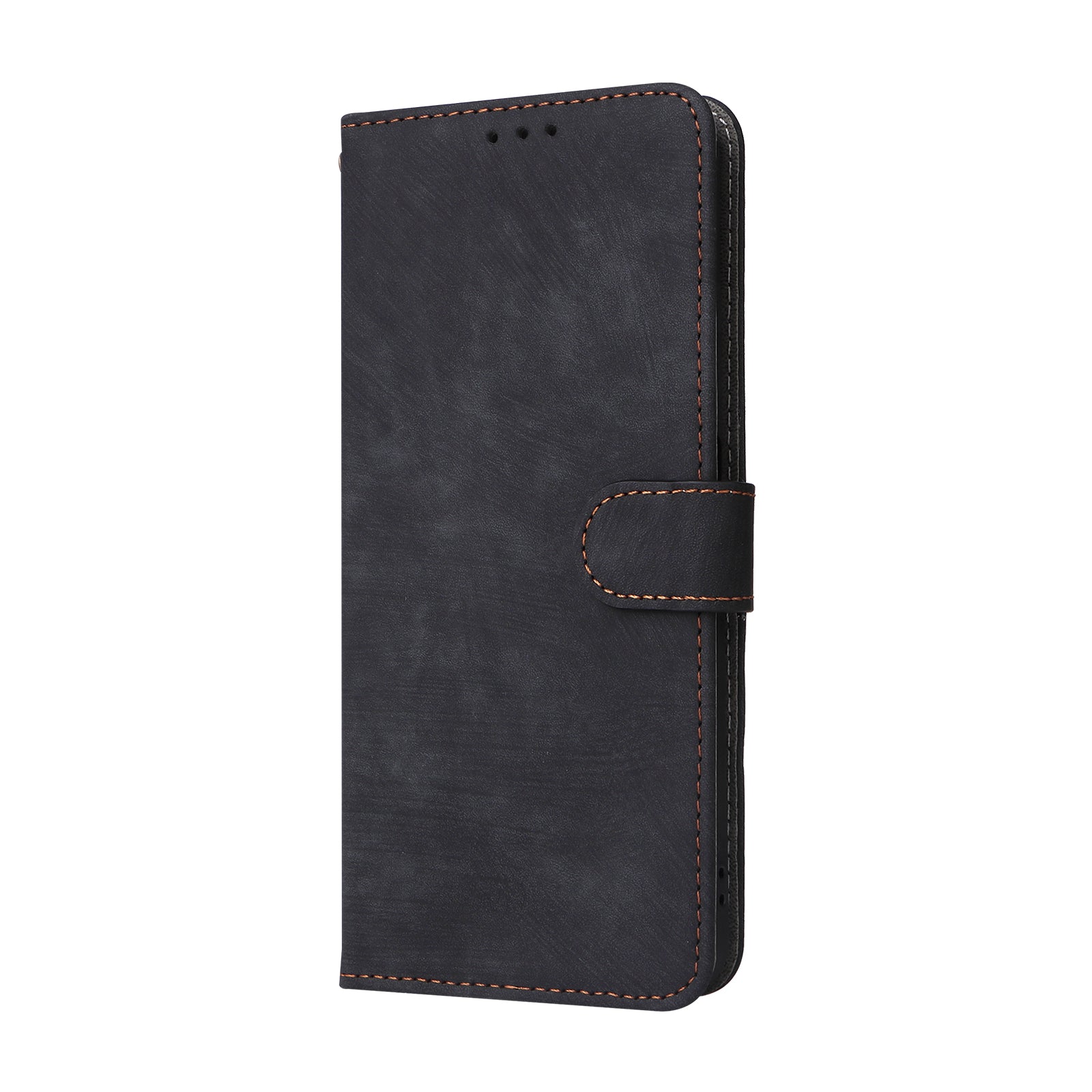 For ZTE Blade V41 Vita 5G / Axon 40 Lite / Blade V40 Design / V50 Design 5G / nubia Neo 5G Leather Case Phone Cover RFID Blocking - Black