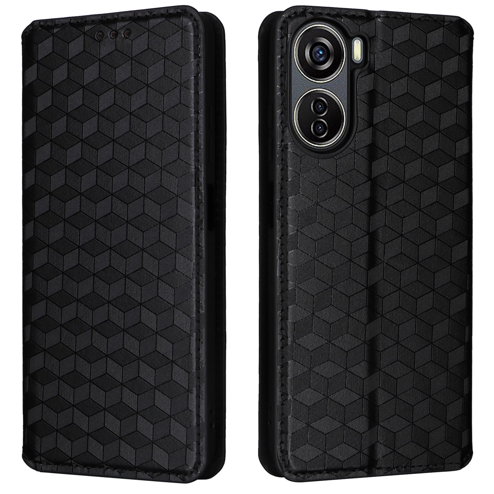 For ZTE Blade V41 Vita 5G / Axon 40 Lite / Blade V40 Design / Blade V50 Design 5G / nubia Neo 5G Case Stand Magnetic Phone Cover - Silver