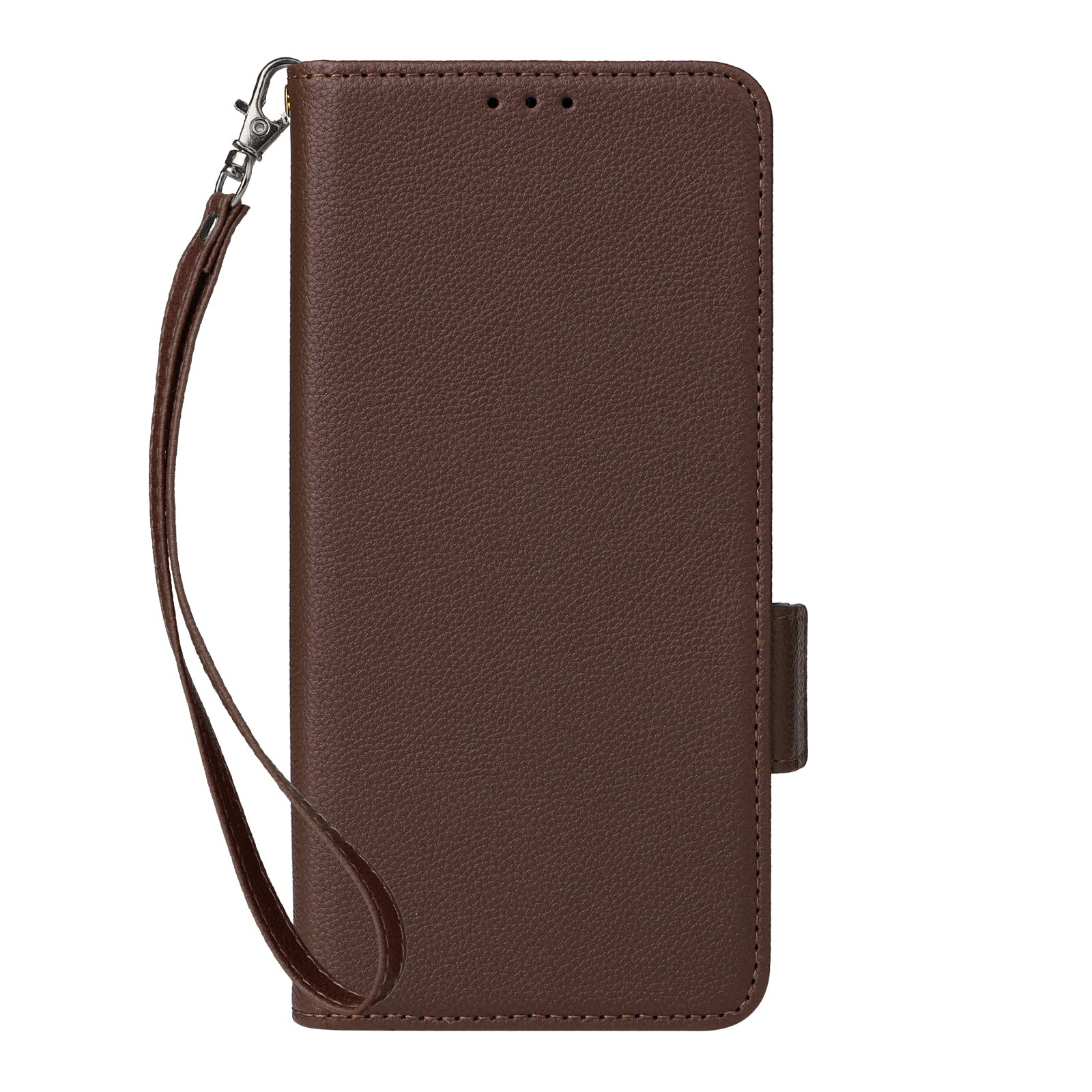 For ZTE Blade V41 Vita 5G / Axon 40 Lite / Blade V40 Design / V50 Design 5G / nubia Neo 5G Case Wallet Phone Cover Litchi Texture - Brown
