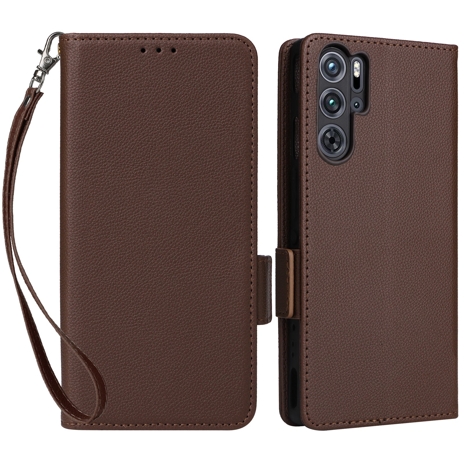 For ZTE nubia Red Magic 9 Pro 5G / 9 Pro+ 5G Phone Folio Case Litchi Texture Wallet Cover - Baby Blue