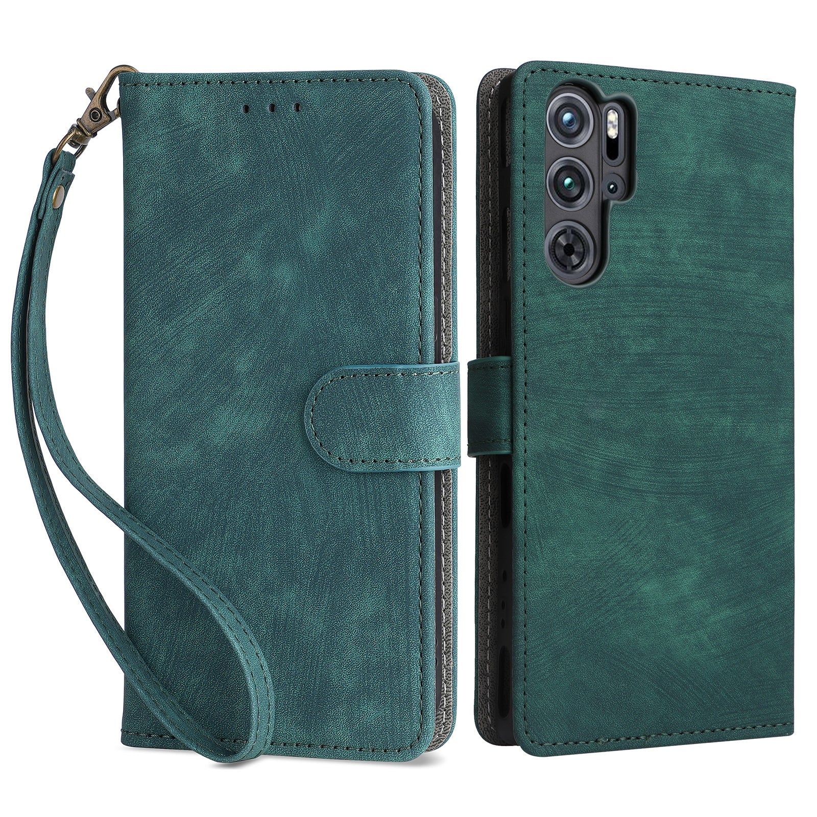 For ZTE nubia Red Magic 9 Pro 5G  /  9 Pro+ 5G Case Leather RFID Blocking Phone Cover - Brown