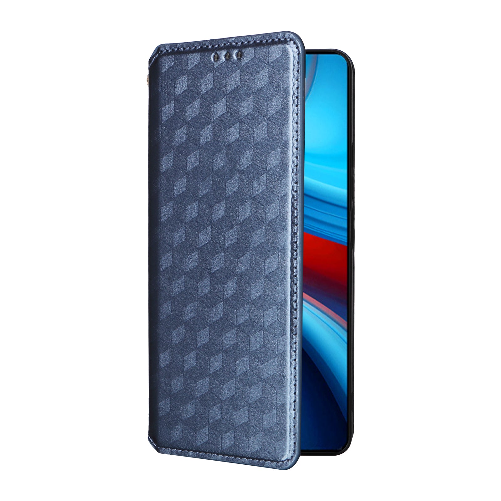For Xiaomi Redmi Note 13R Pro 5G / Poco X6 Neo 5G Cell Phone Case Stand Anti-Scratch Mobile Phone Cover - Blue