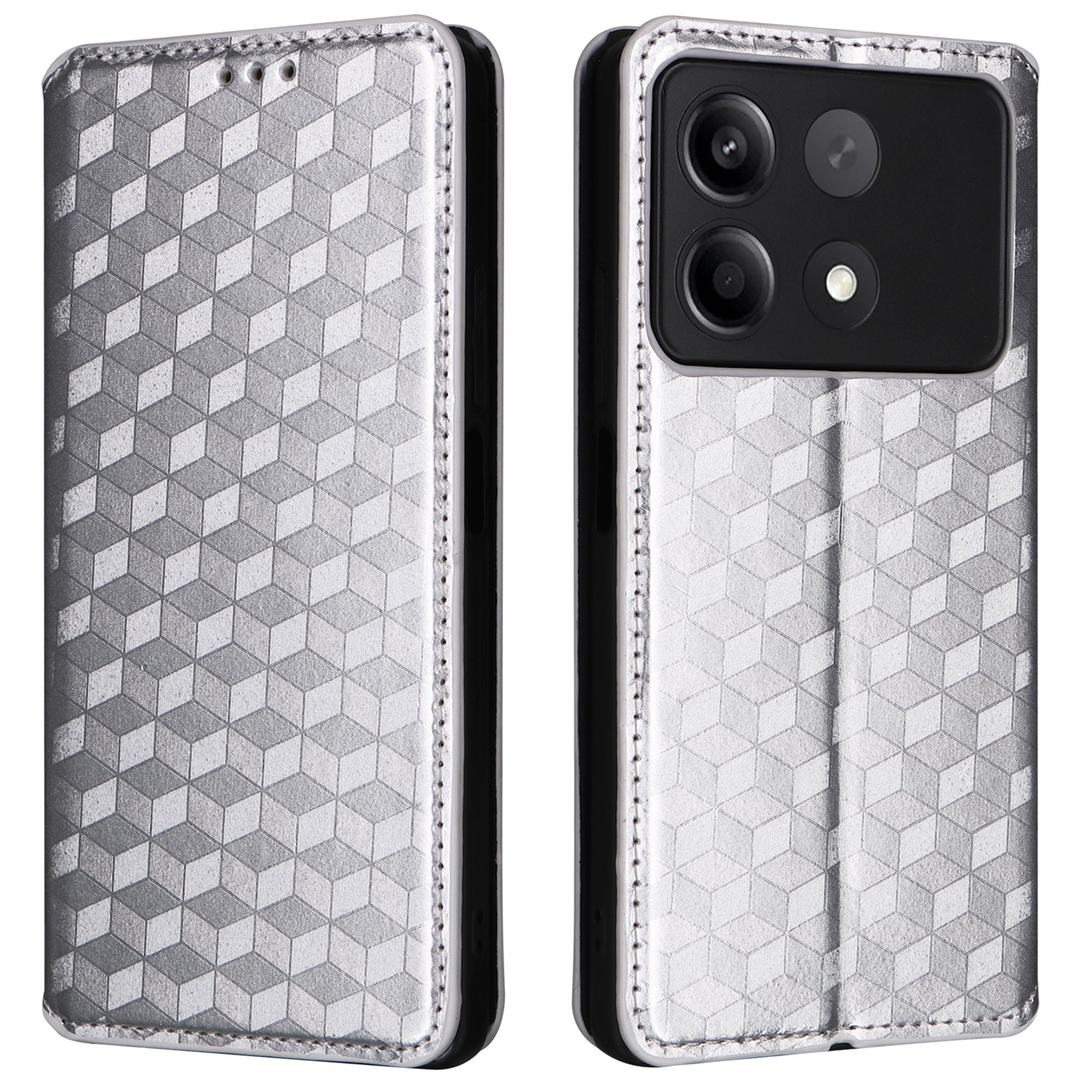 For Xiaomi Redmi Note 13R Pro 5G / Poco X6 Neo 5G Cell Phone Case Stand Anti-Scratch Mobile Phone Cover - Blue