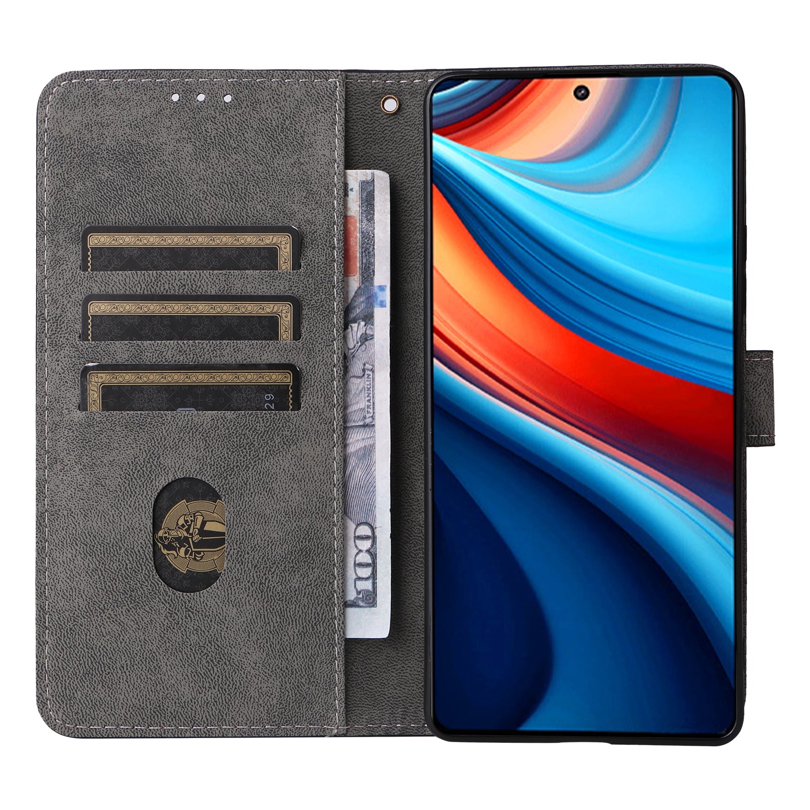 For Xiaomi Redmi Note 13R Pro 5G / Poco X6 Neo 5G Case RFID Blocking Wallet PU Leather+TPU Phone Cover - Green