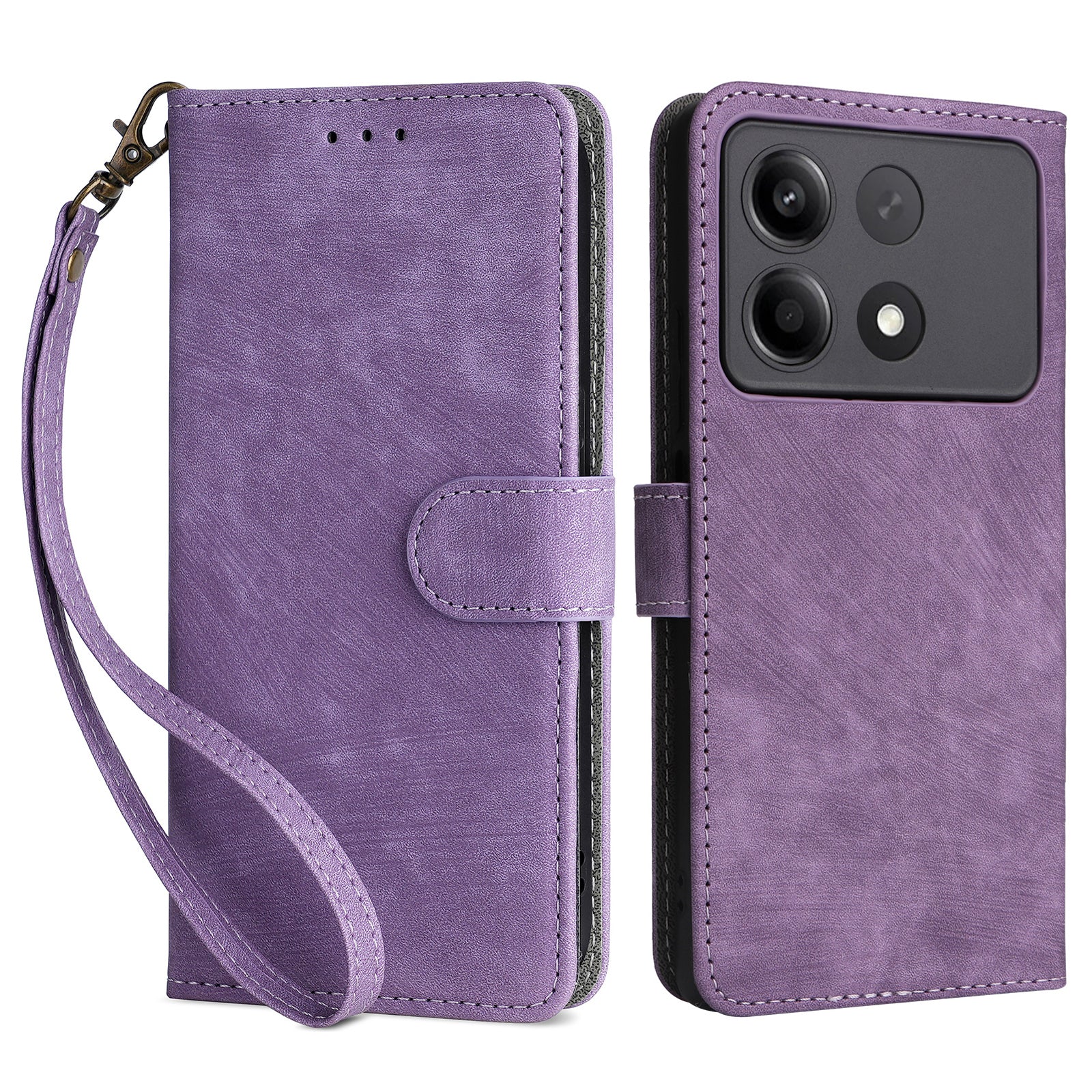 For Xiaomi Redmi Note 13R Pro 5G / Poco X6 Neo 5G Case RFID Blocking Wallet PU Leather+TPU Phone Cover - Green