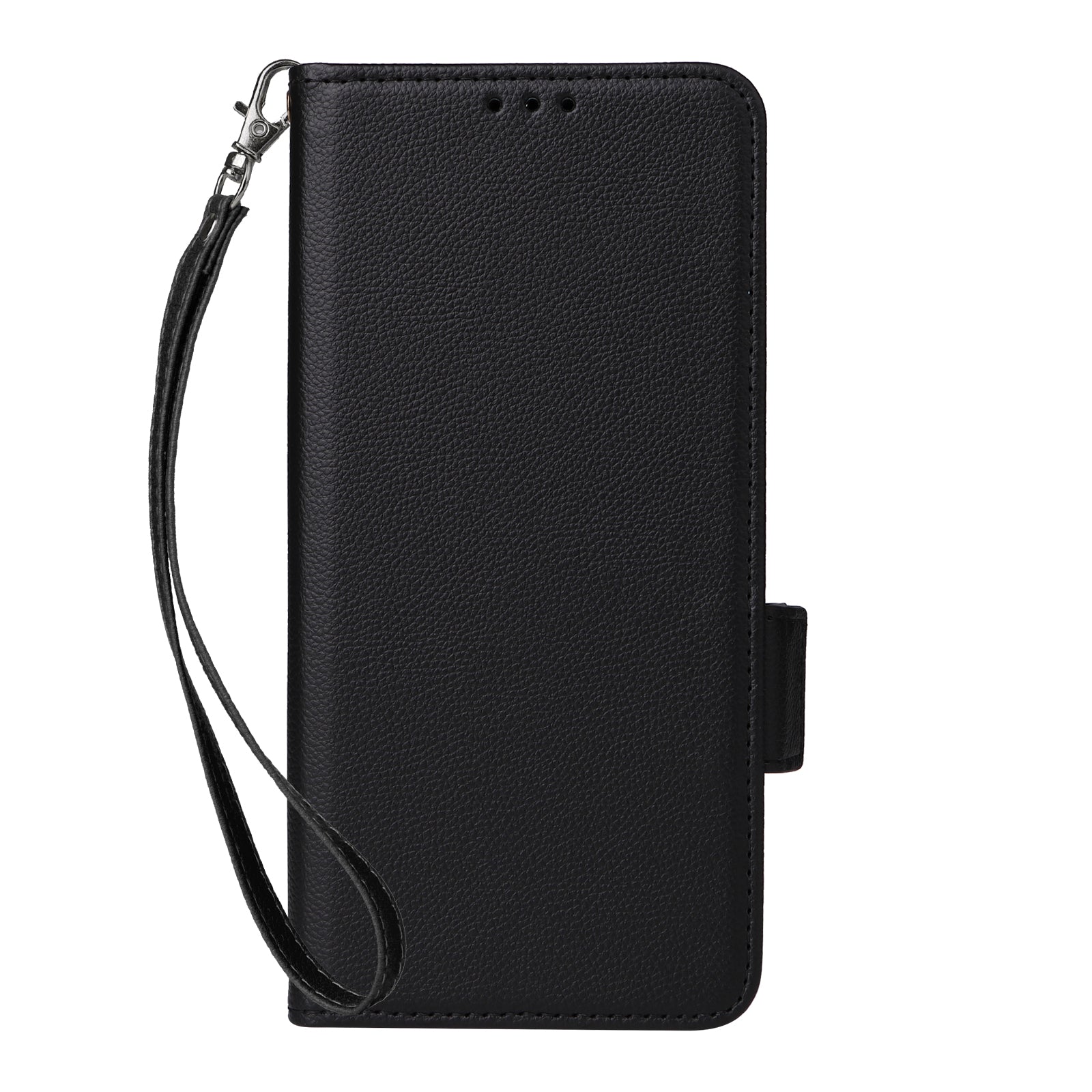 For ZTE Blade A73 5G Flip Wallet Leather Case with Card Slot Phone Cover - Black