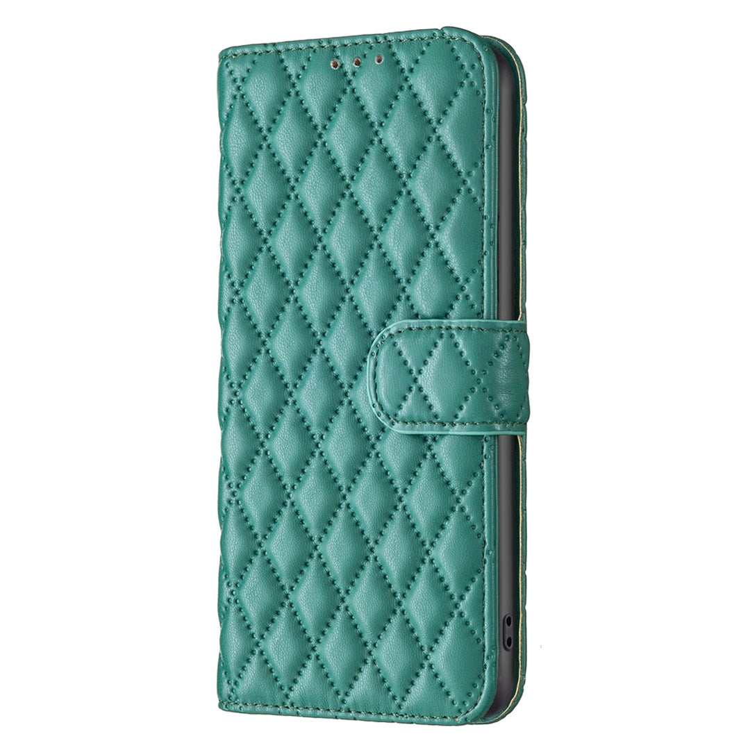 BINFEN COLOR BF Style-14 For Honor X7b 4G / 90 Smart Wallet Case Leather Cover with Stand - Green