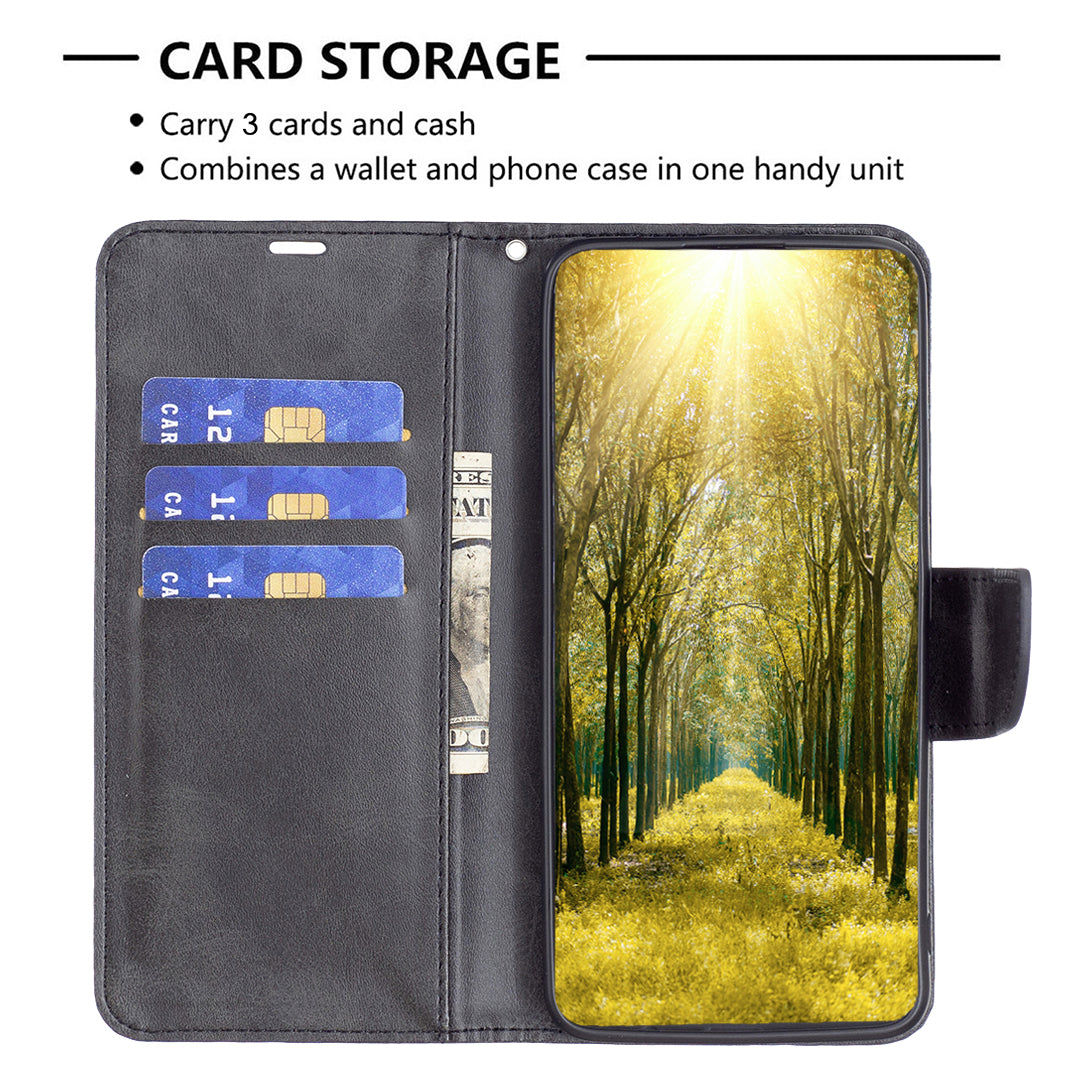 For Honor X7b 4G / 90 Smart Phone Case PU Leather Wallet Cover Drop-proof - Black