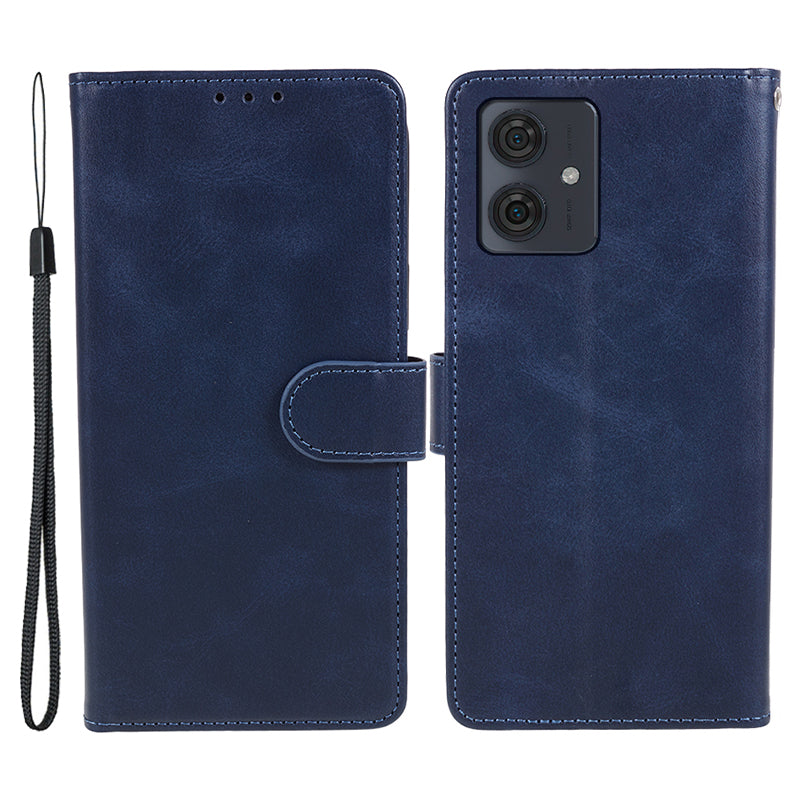 Cell Phone Cover for Motorola Moto G54 5G Case Slim-Fit PU Leather Wallet Stand Shell - Rose Gold