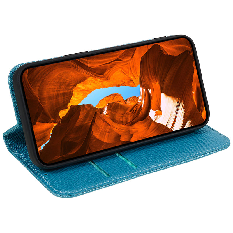 For Xiaomi 13T / 13T Pro / Redmi K60 Ultra Case PU Leather Wallet Support Stand Drop-proof Cover - Sky Blue