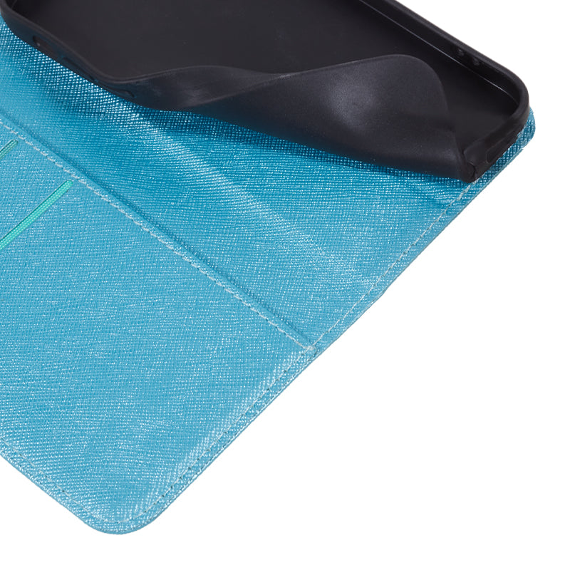 For Xiaomi 13T / 13T Pro / Redmi K60 Ultra Case PU Leather Wallet Support Stand Drop-proof Cover - Sky Blue
