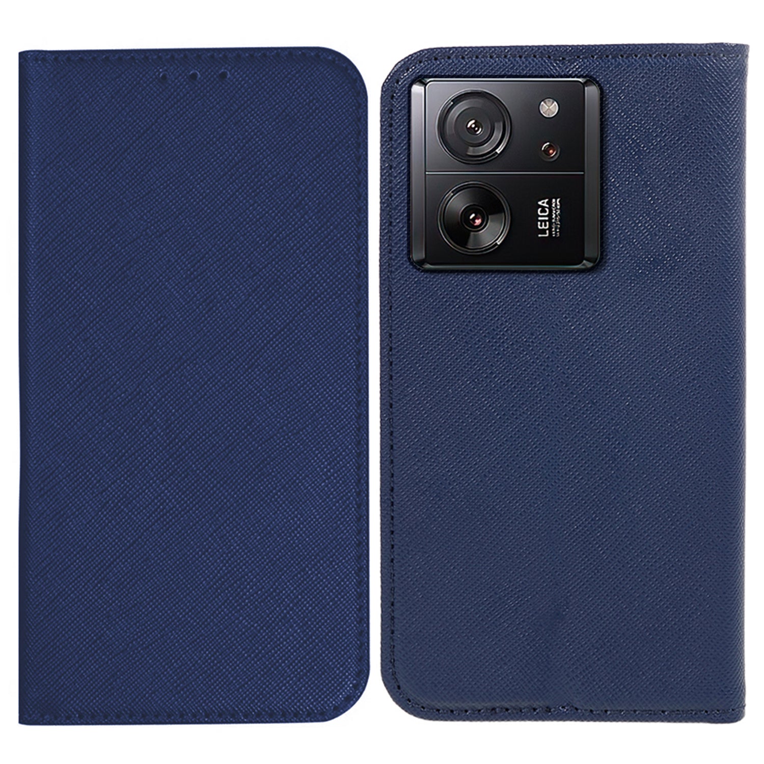 For Xiaomi 13T / 13T Pro / Redmi K60 Ultra Case PU Leather Wallet Support Stand Drop-proof Cover - Sky Blue