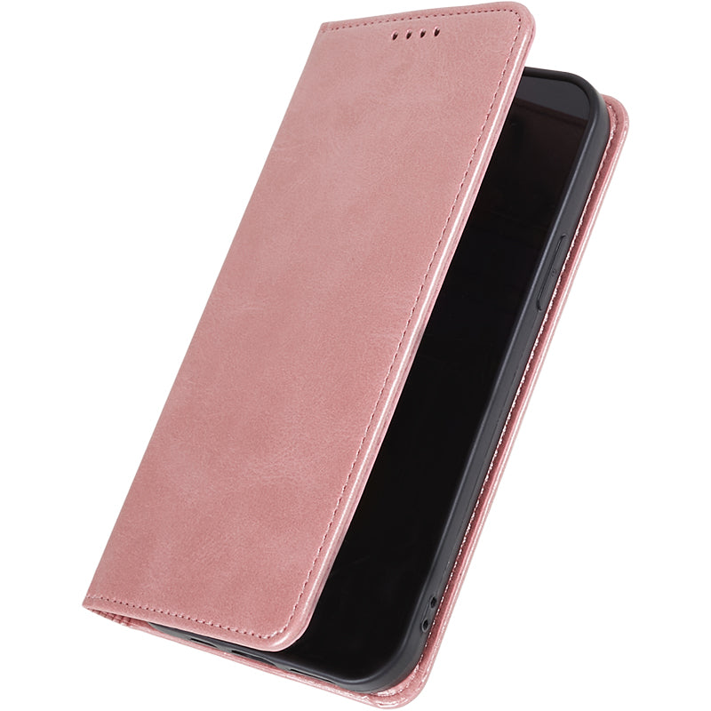 For Xiaomi 13T / 13T Pro / Redmi K60 Ultra Cell Phone Case PU Leather Shockproof Cover with Wallet - Rose Gold
