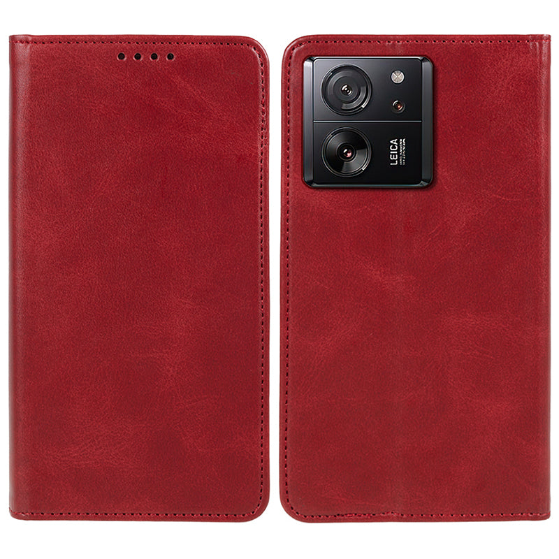 For Xiaomi 13T / 13T Pro / Redmi K60 Ultra Cell Phone Case PU Leather Shockproof Cover with Wallet - Rose Gold