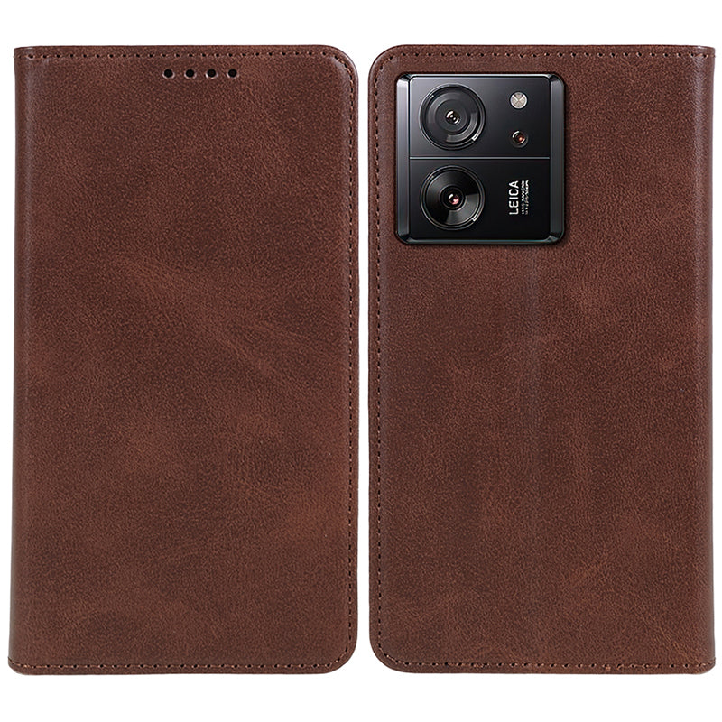 For Xiaomi 13T / 13T Pro / Redmi K60 Ultra Cell Phone Case PU Leather Shockproof Cover with Wallet - Rose Gold