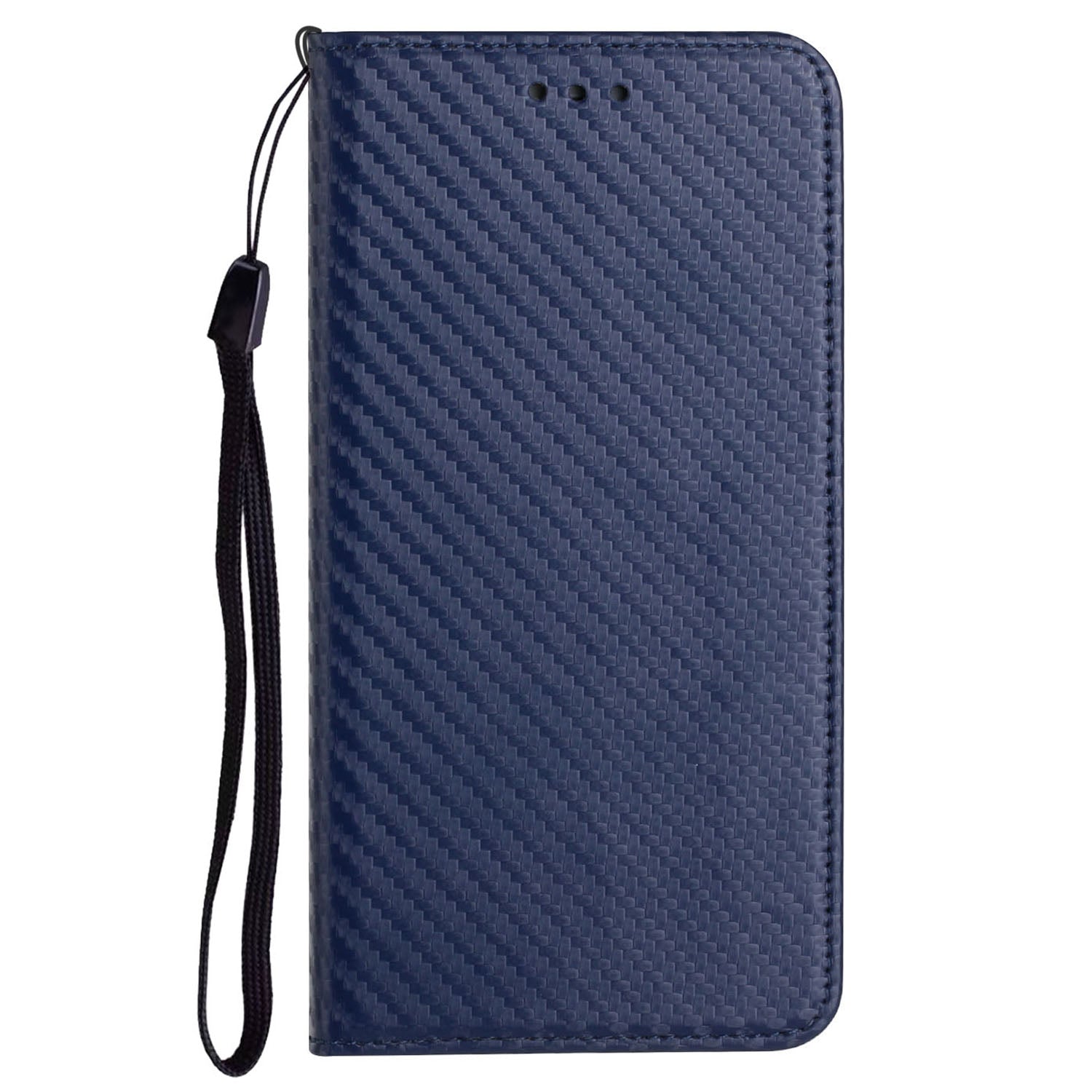 For Samsung Galaxy A55 5G Case Leather Magnetic Absorption Phone Wallet Cover - Blue