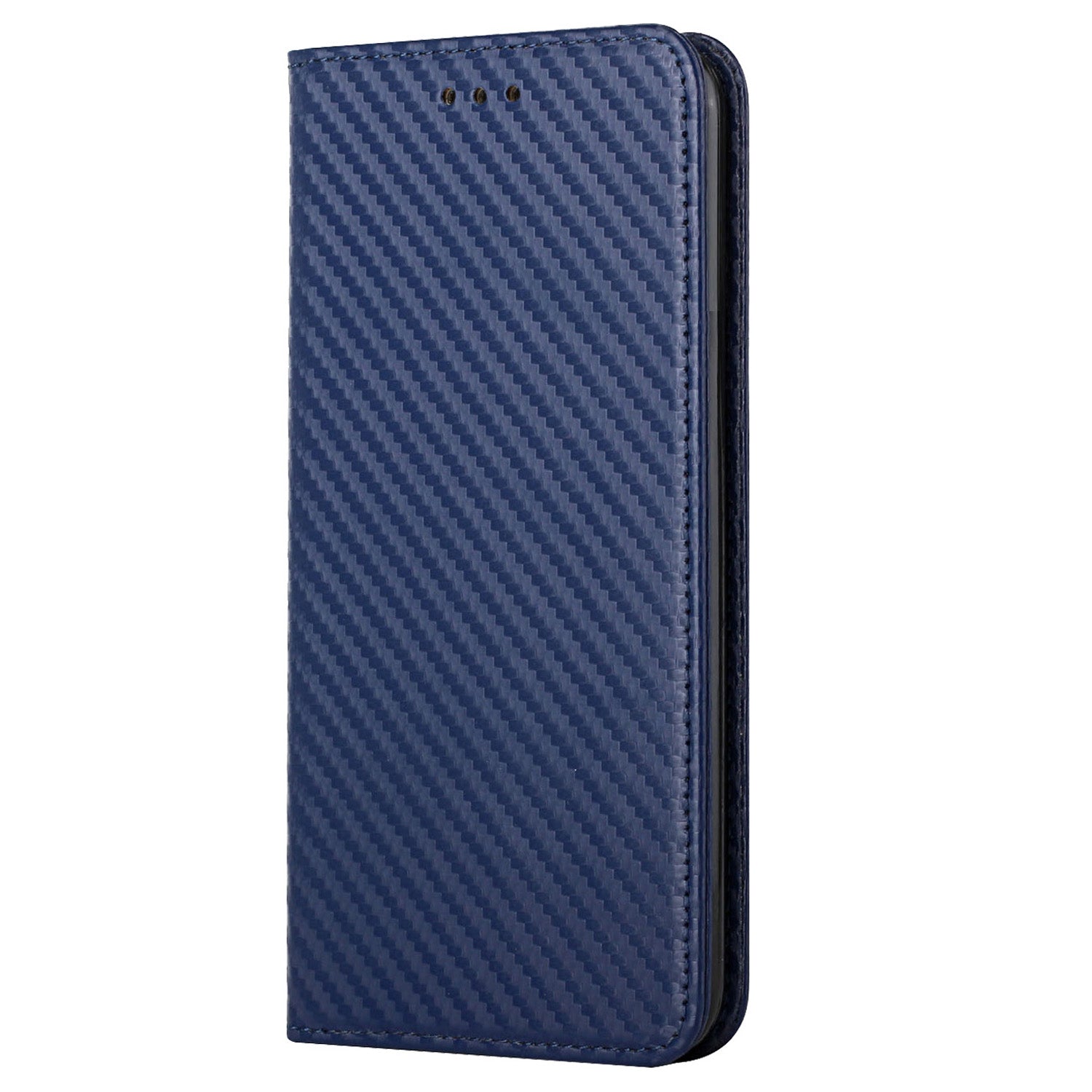 For Samsung Galaxy A55 5G Case Leather Magnetic Absorption Phone Wallet Cover - Blue
