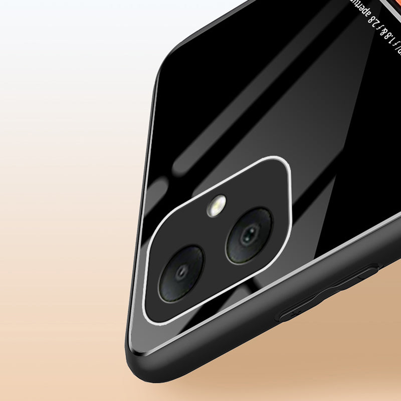 For Samsung Galaxy A05 4G Case PU+TPU+PC Magnetic Car Mount Phone Cover - Orange