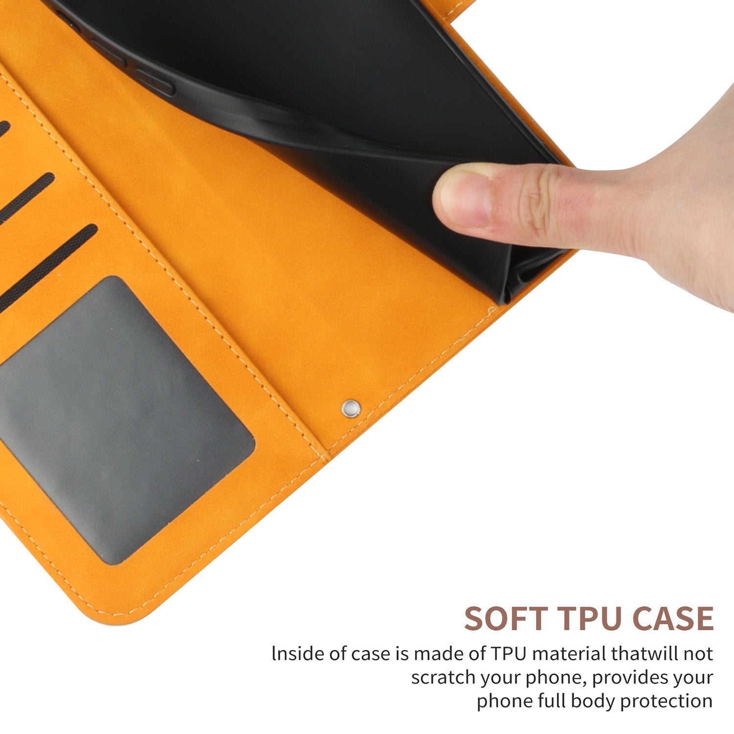 HT04 For Xiaomi Redmi 13C 4G / 5G / Poco C65 4G Crossbody Phone Leather Case Sunflower Pattern - Yellow
