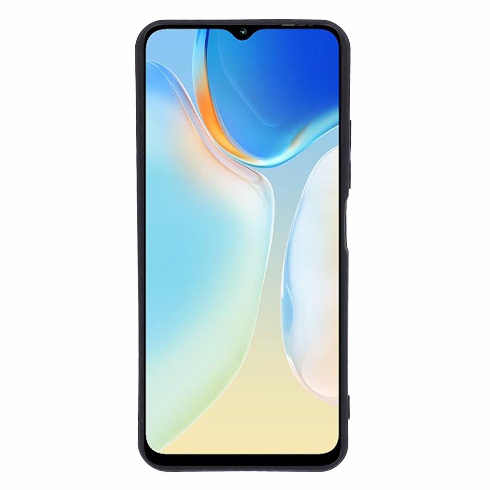 TPU Phone Case for Transsion itel A70 Back Cover with Straight Edge Precise Cutout - Black