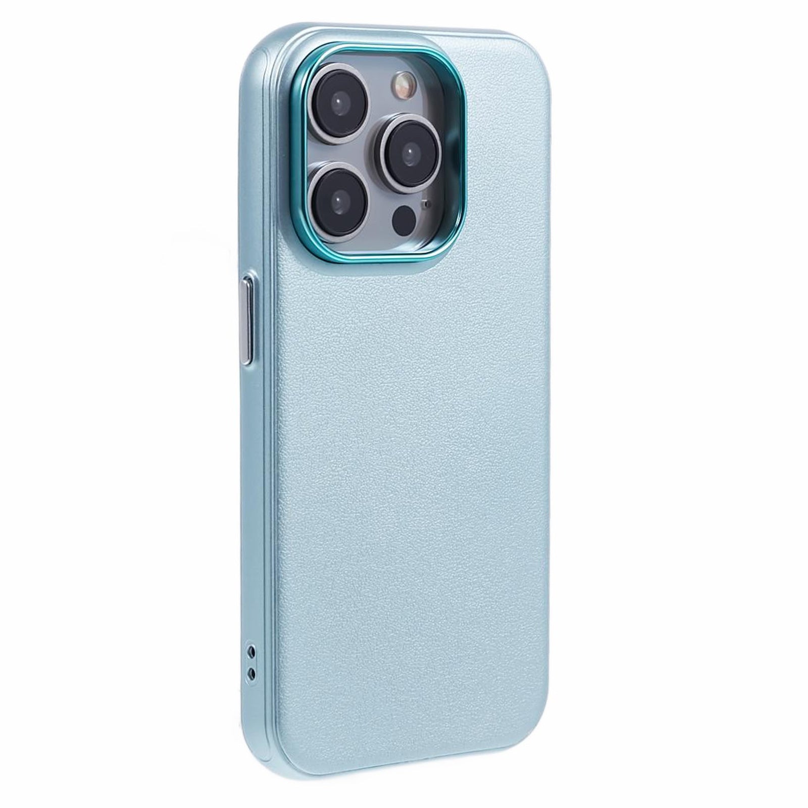 For iPhone 14 Pro Max Magnetic Phone Case PU Leather Coated PC+TPU Drop Protection Cover - Rose Gold