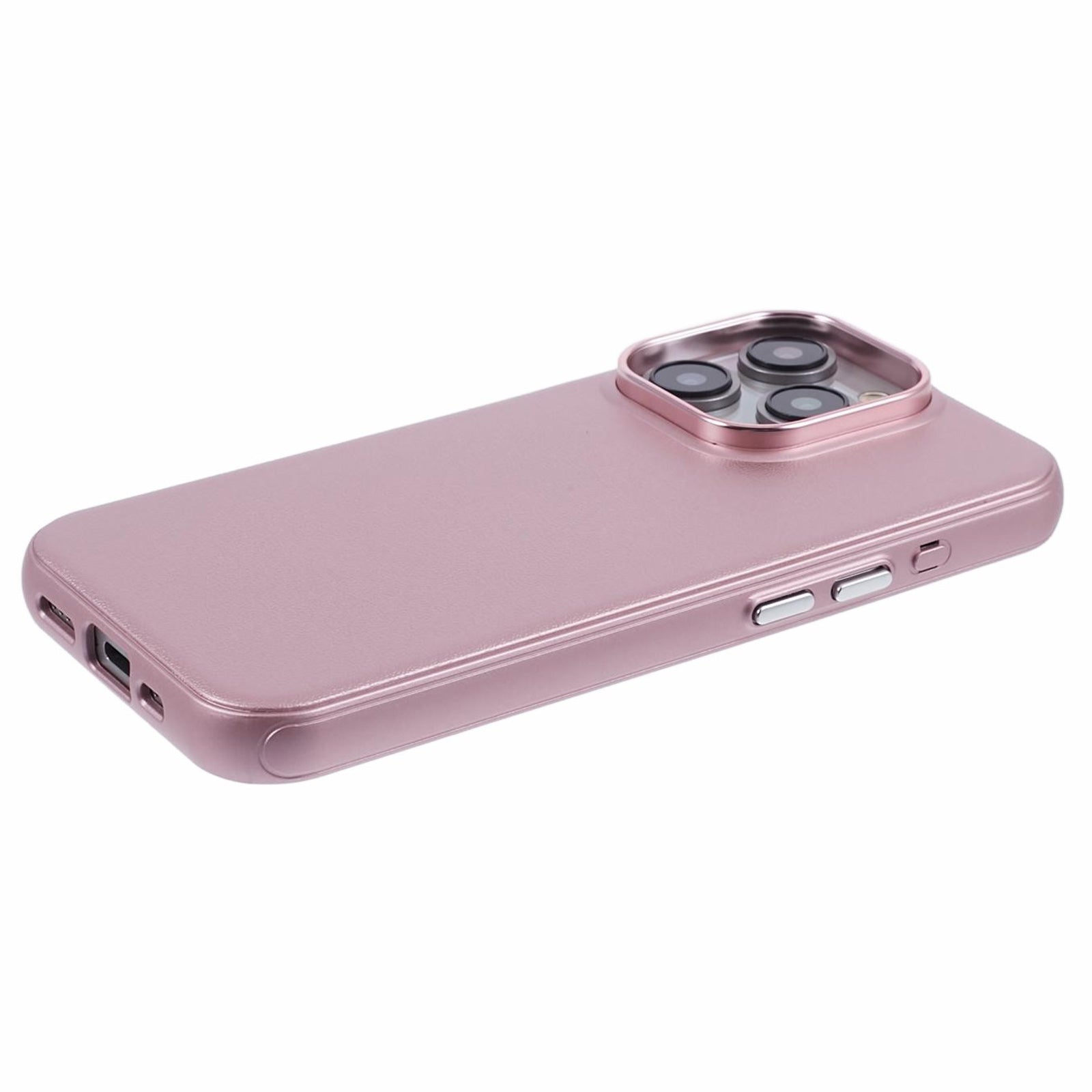 For iPhone 15 Pro Max Phone Case Compatible with MagSafe Shockproof Cover - Rose Gold