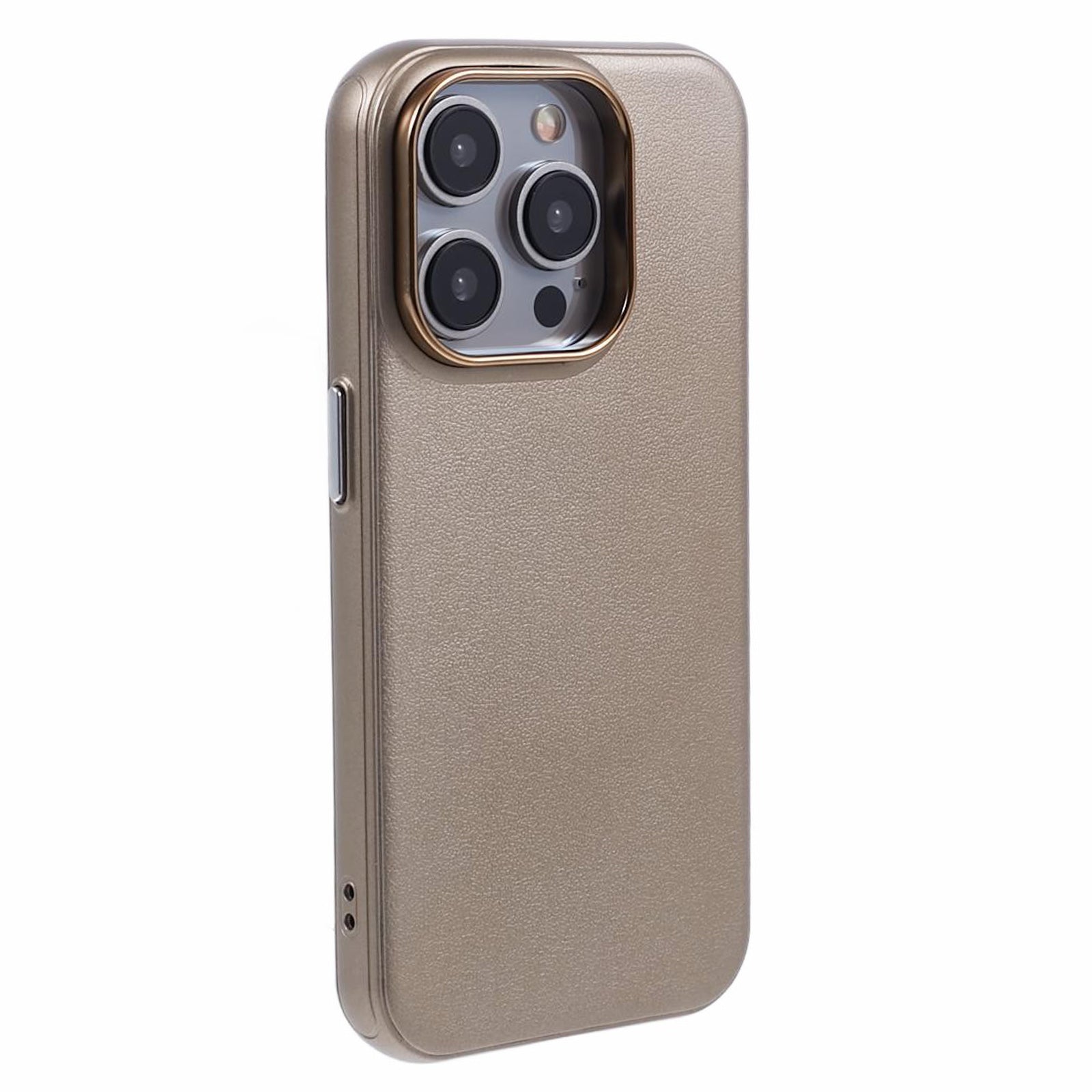 For iPhone 15 Pro Max Phone Case Compatible with MagSafe Shockproof Cover - Rose Gold