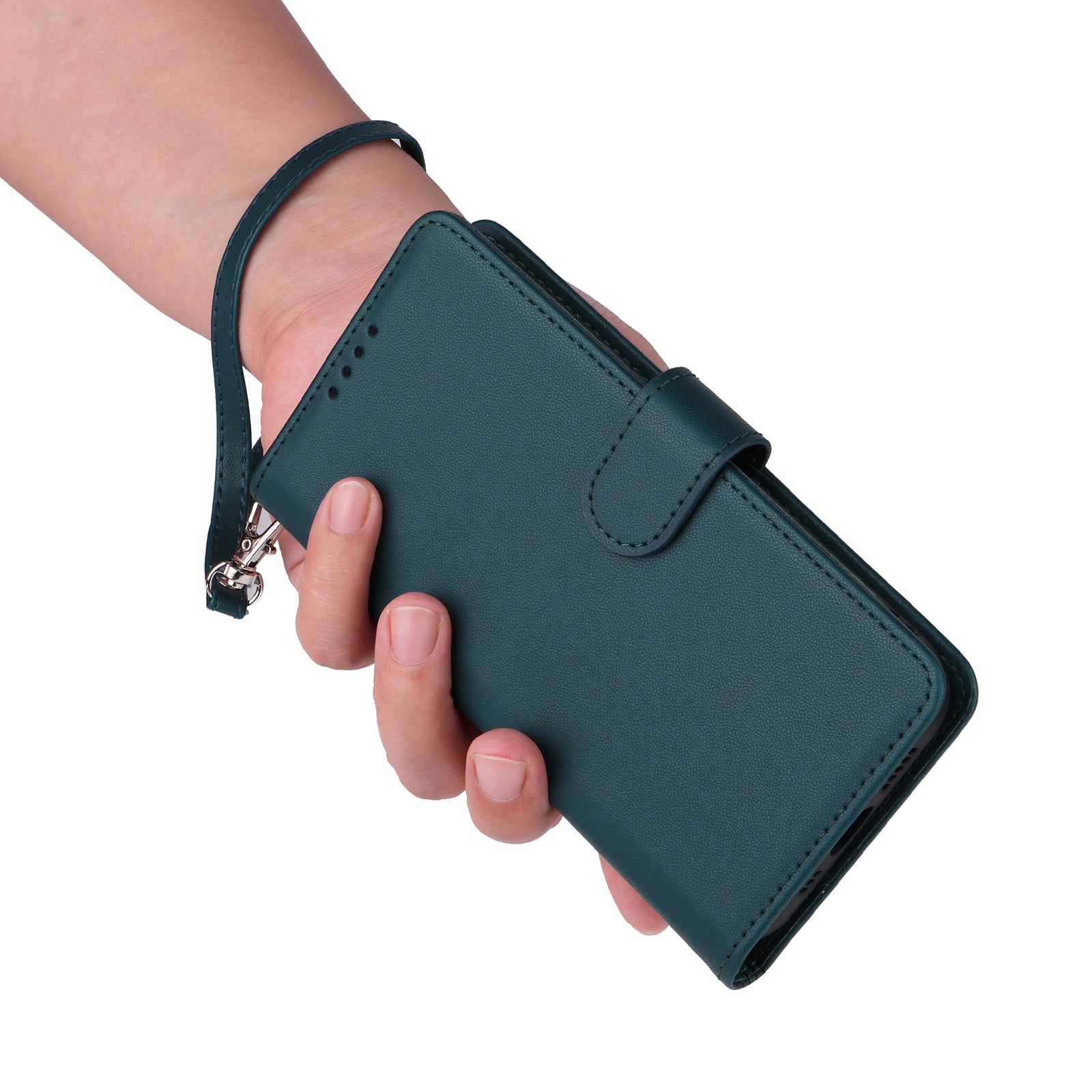 BETOPNICE 005 For Samsung Galaxy S24+ Leather Case Phone Wallet Detachable 2-in-1 - Blue