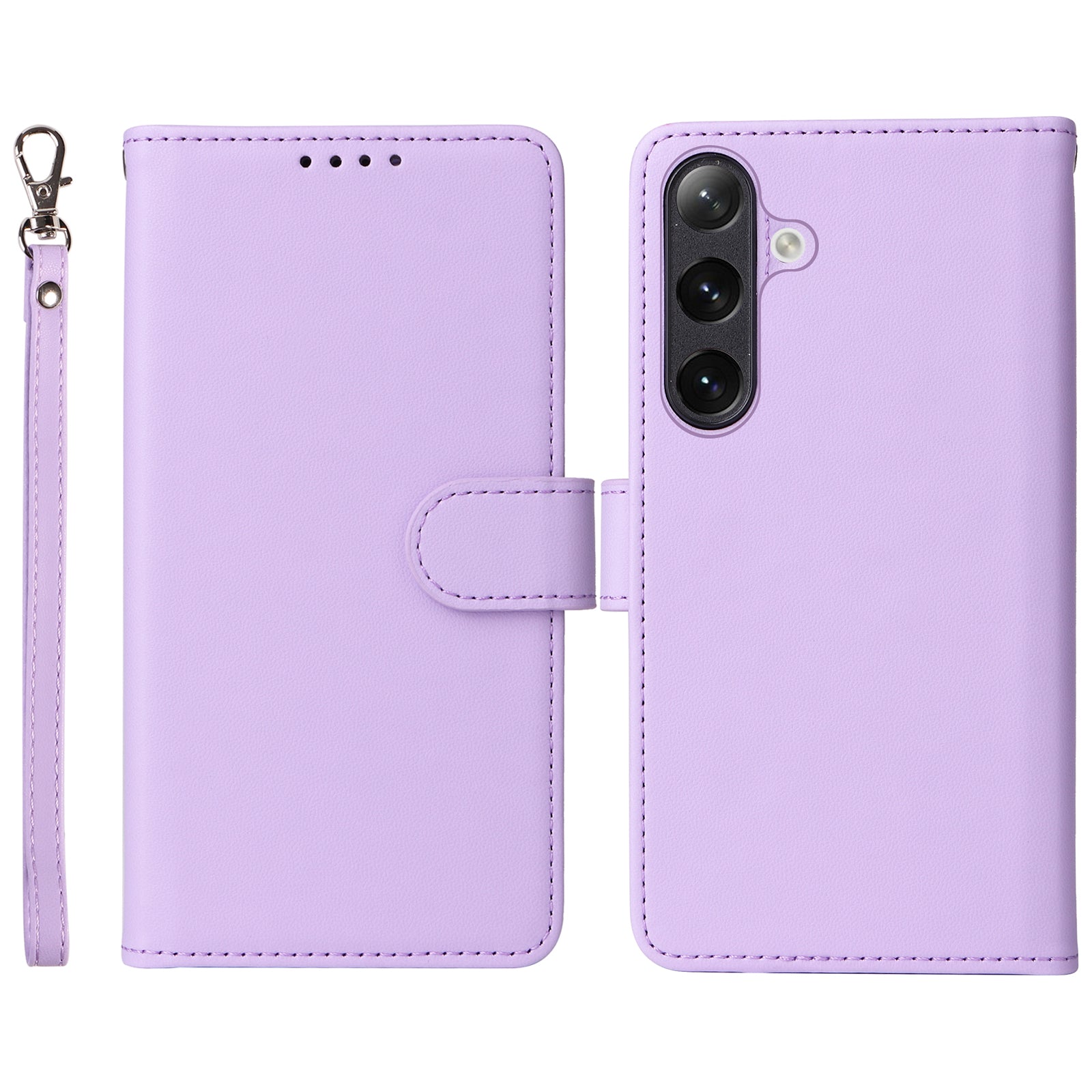 BETOPNICE 005 For Samsung Galaxy S24+ Leather Case Phone Wallet Detachable 2-in-1 - Blue