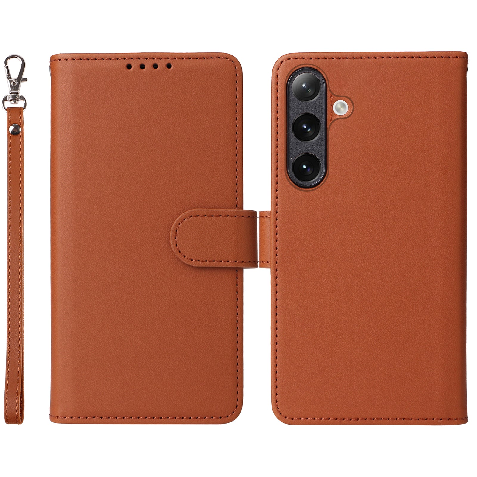 BETOPNICE 005 For Samsung Galaxy S24+ Leather Case Phone Wallet Detachable 2-in-1 - Blue