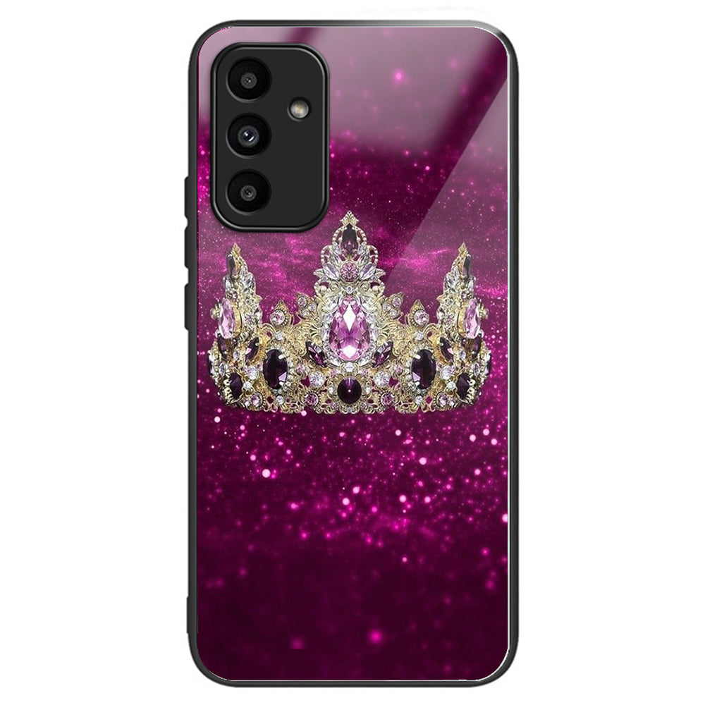 For Samsung Galaxy A15 4G / 5G Phone Case Shockproof Protective Pattern Printed Cover - Columns Crown